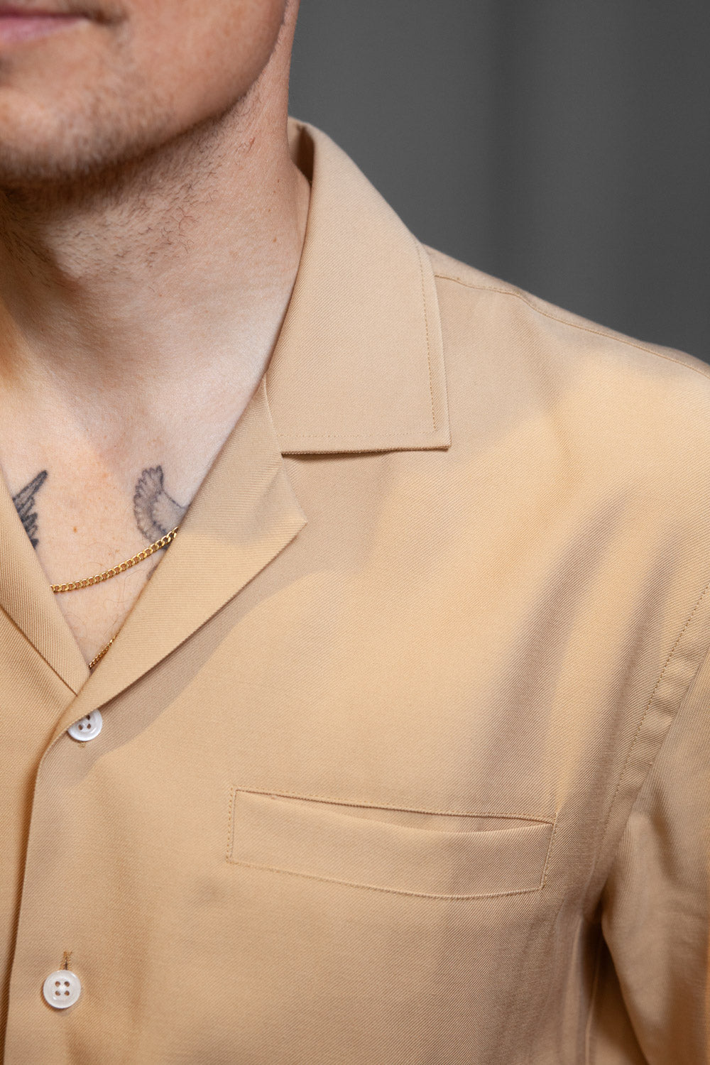 Ante - Rayon - Kortærmet - Sennep