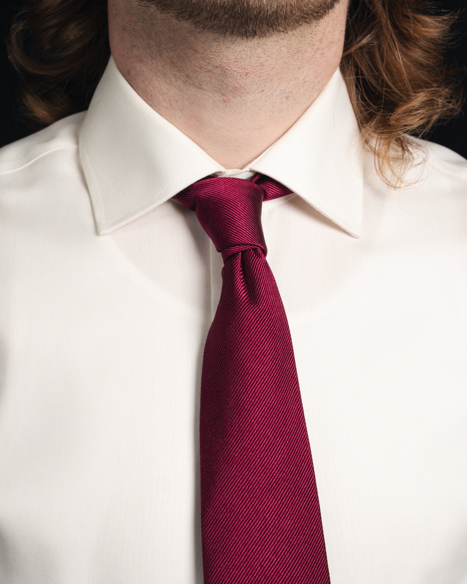 Ante - Poplin - Cutaway krave - Creme
