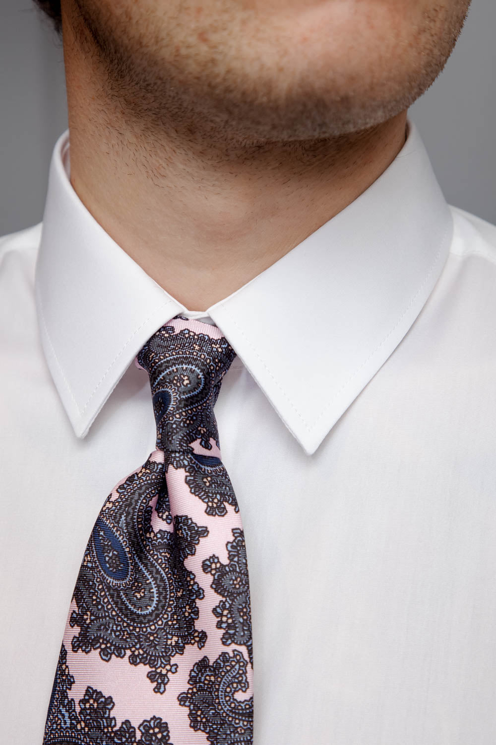 Antun - Poplin - Klassisk Krave - Hvid