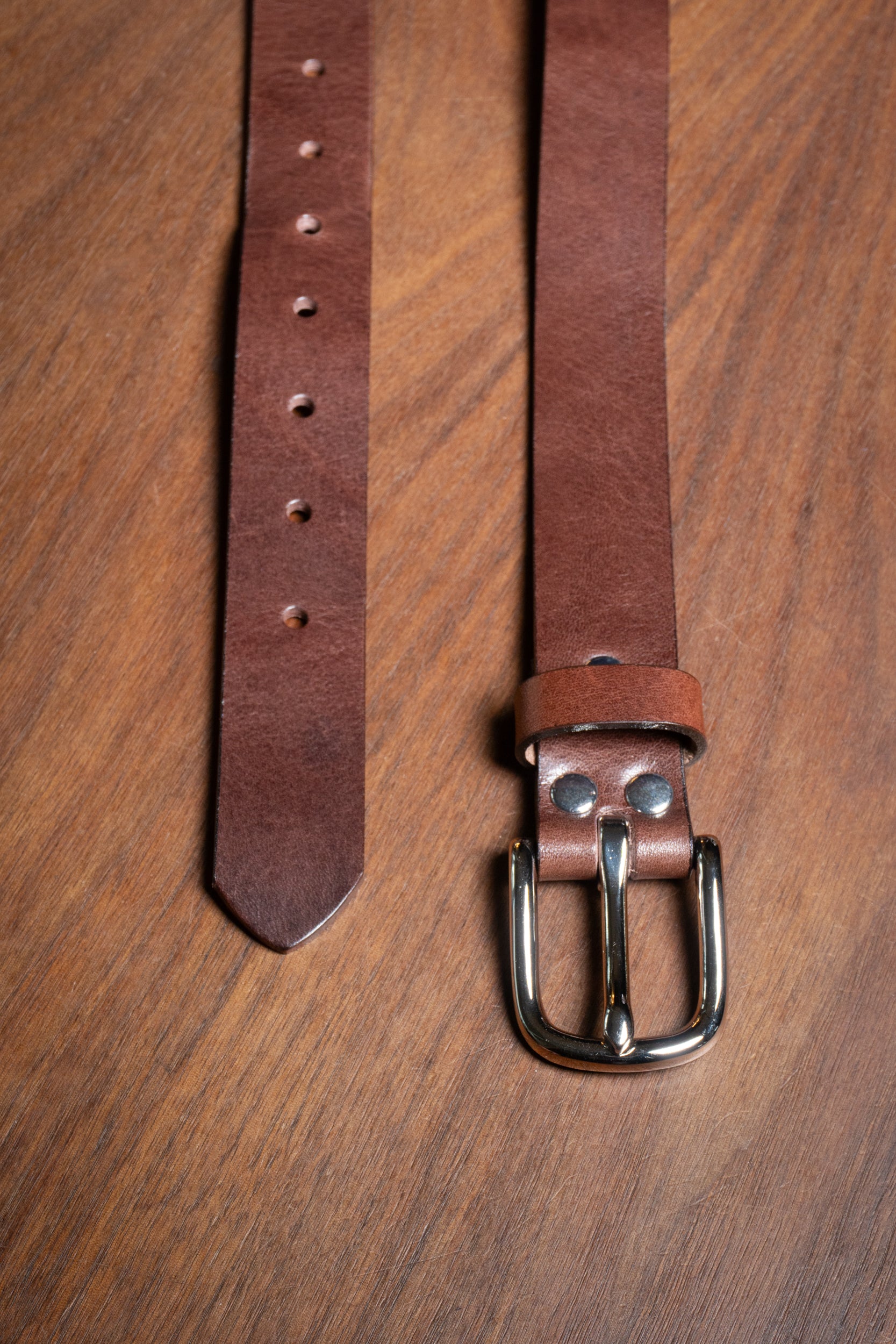Belt - Classic - Full grain leather - Brown