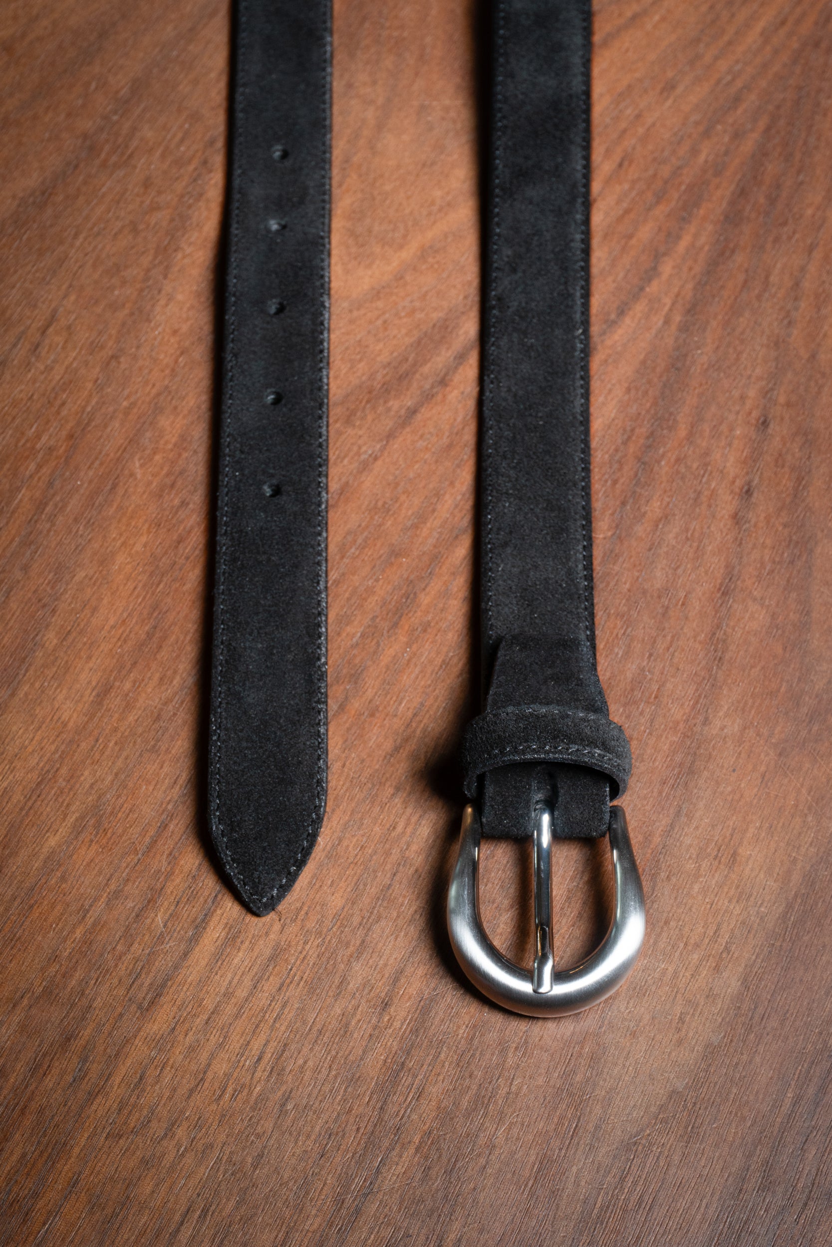 Belt - Classic - Suede - Black