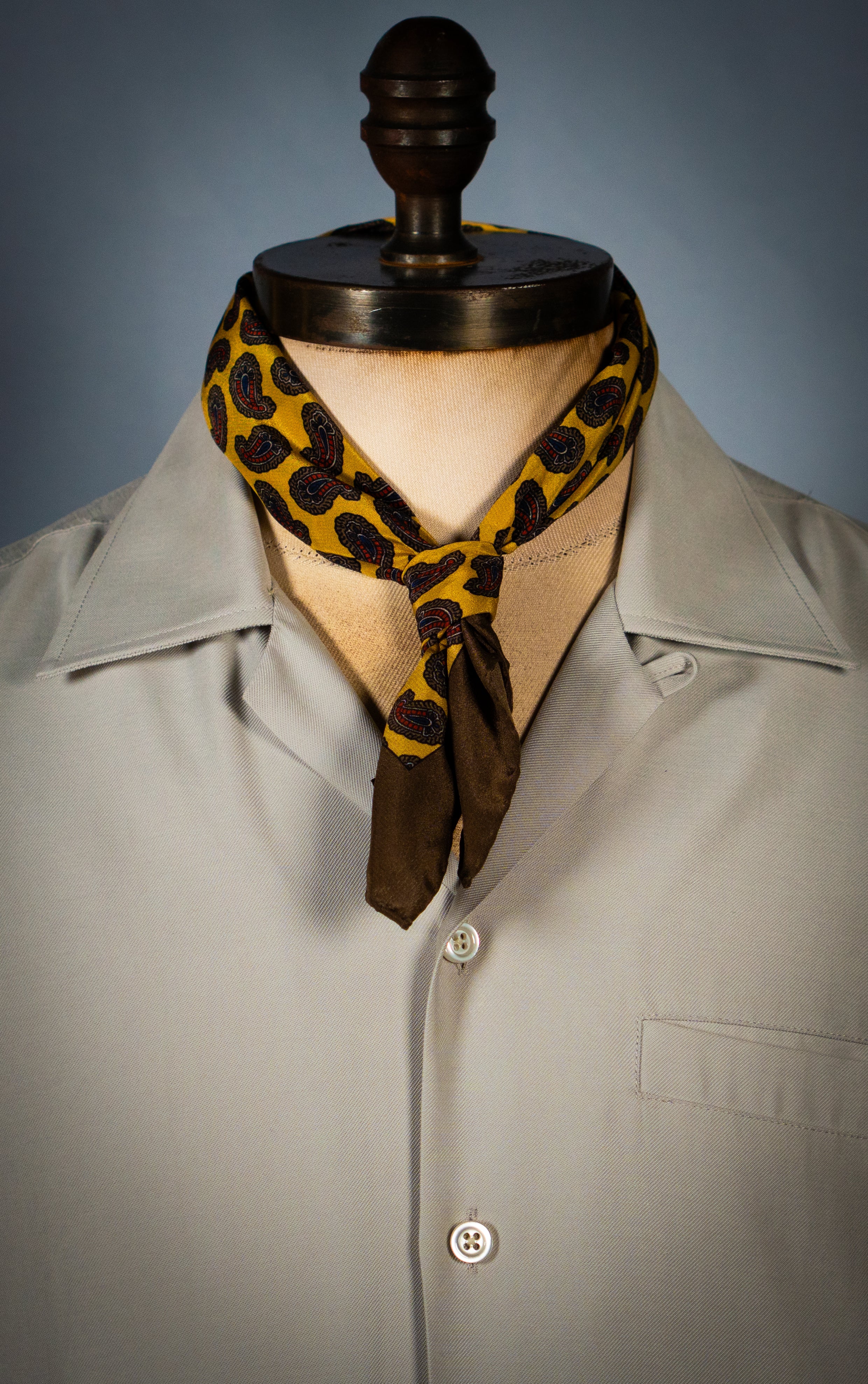 Bandana - Silke - Gul Paisley