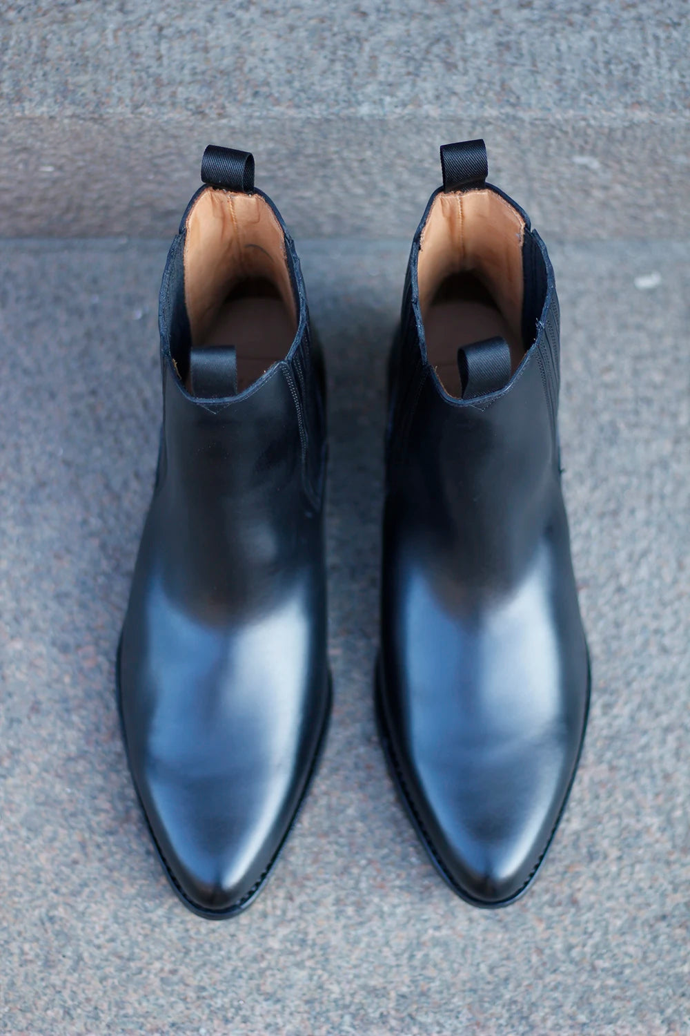 Støvle - The Beatle boot - Læder - Sort