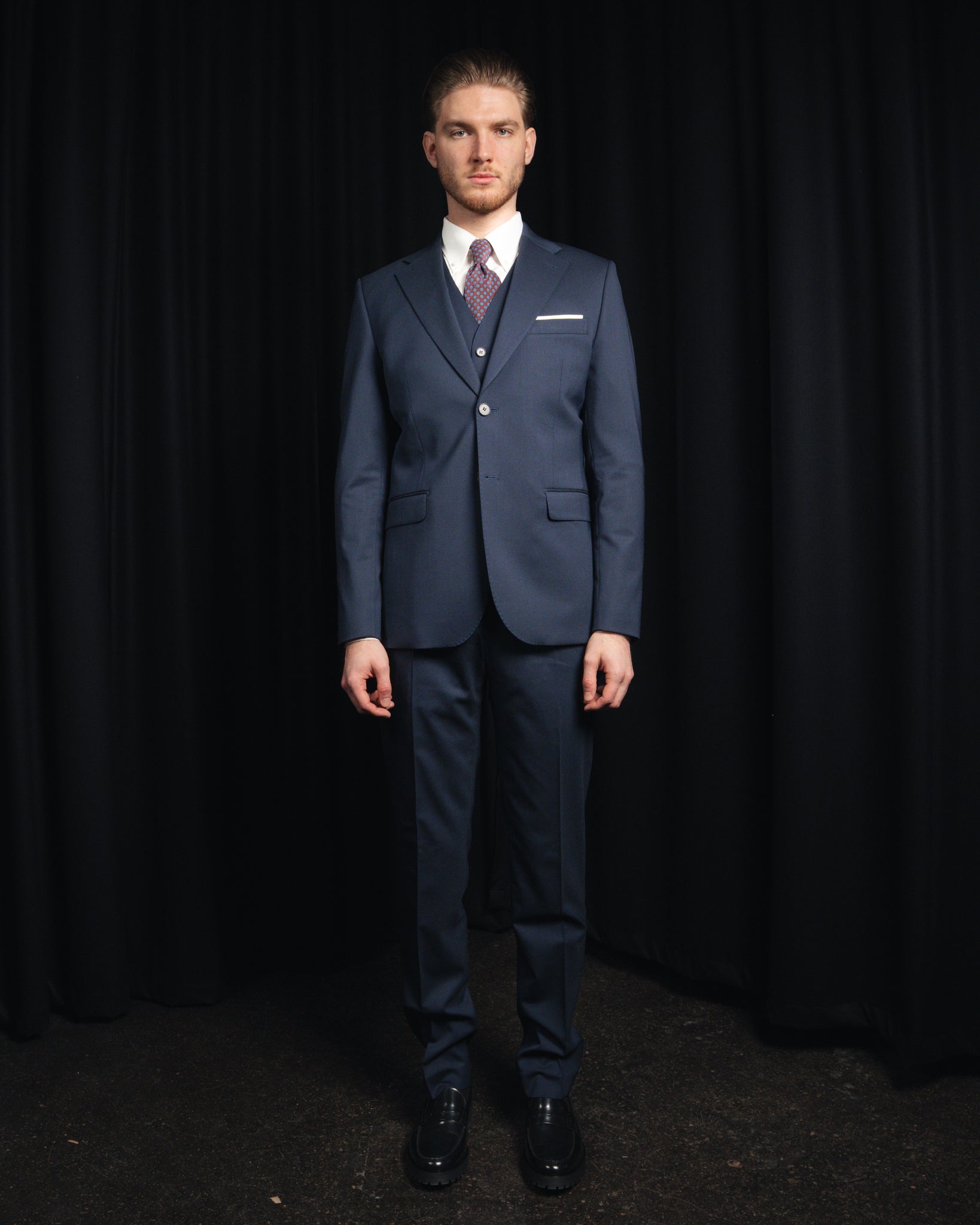 The Classic - Enkeltradet - Marlane - Navy