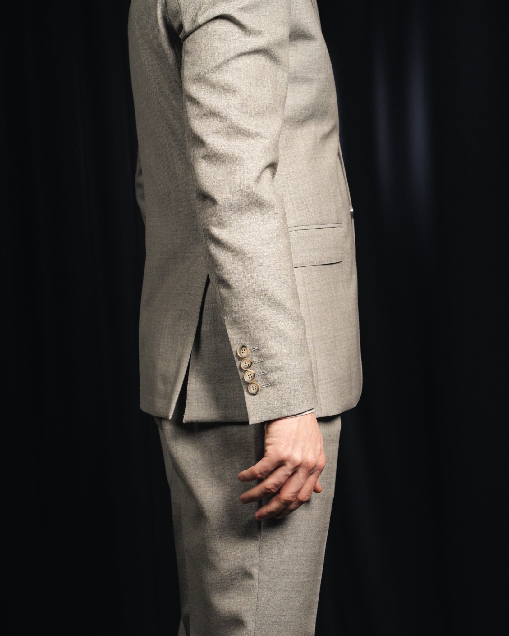 Suit – Single Breasted - Wool - VBC - Sand Melange