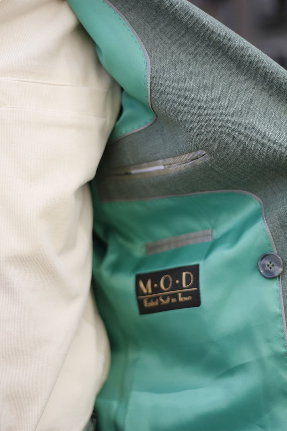 Don - Uld/Hør - Lysegrøn