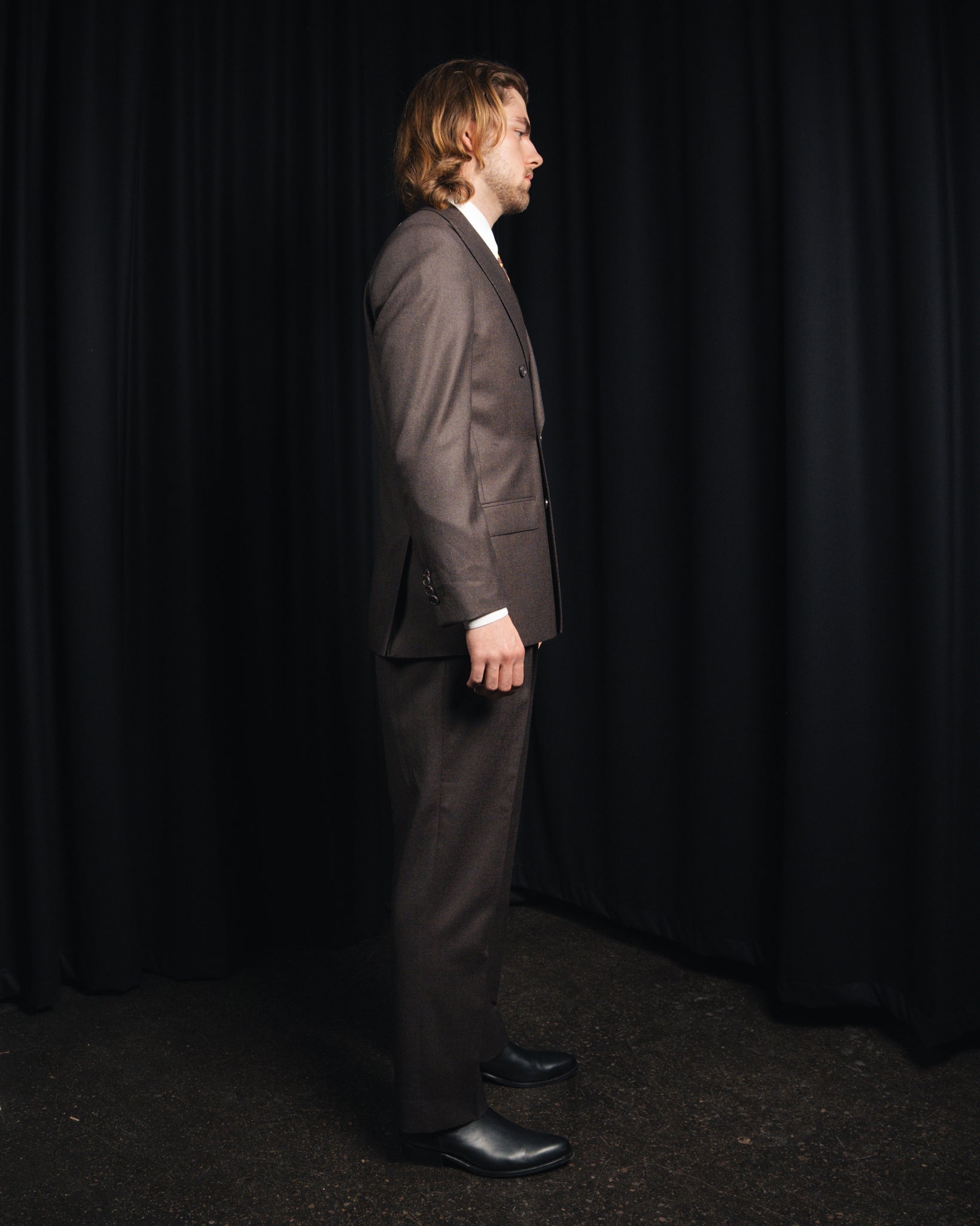 The Classic - Dobbeltradet - Flannel - Brun
