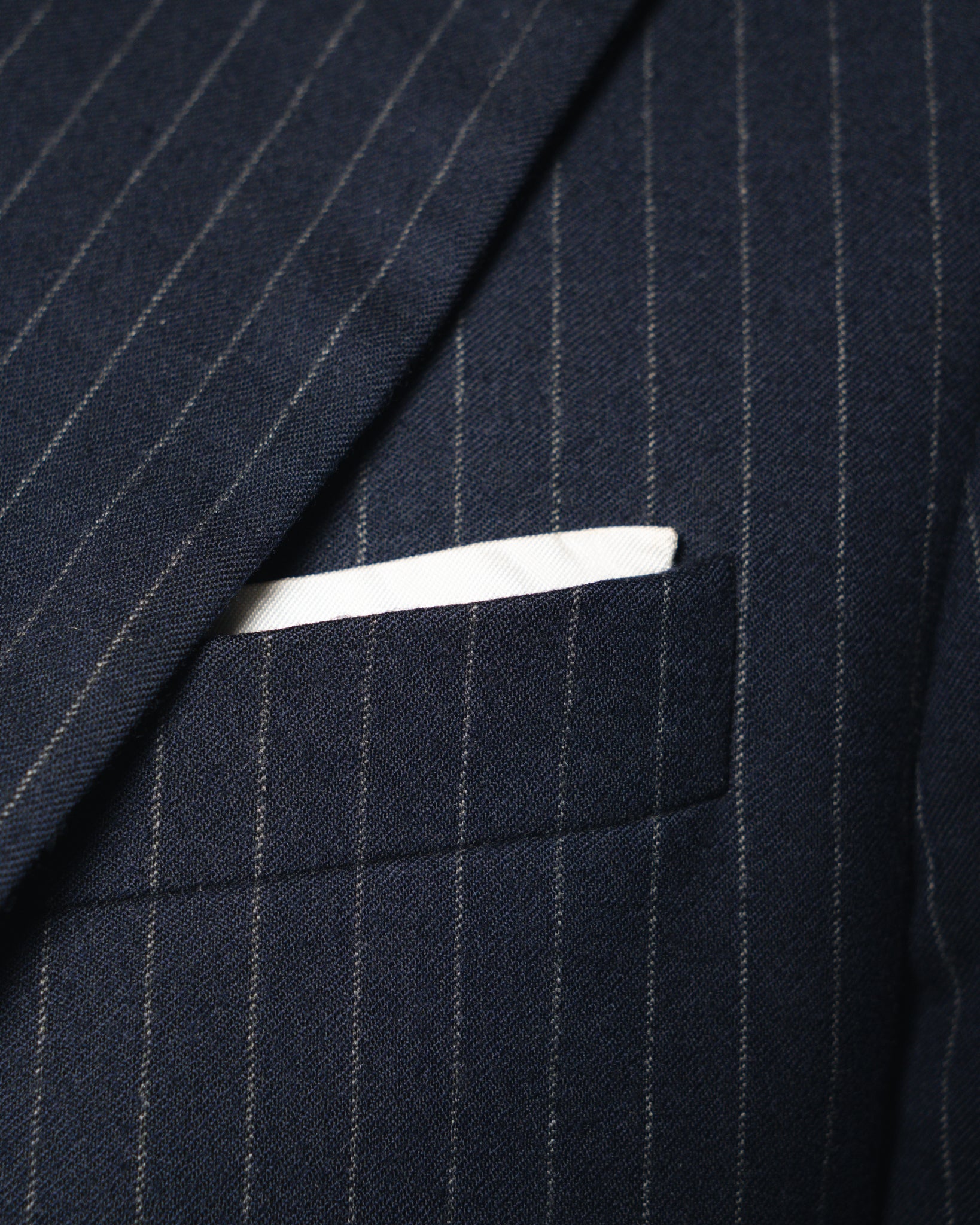 Donny - Wool - VBC - Navy Pinstripe Flannel