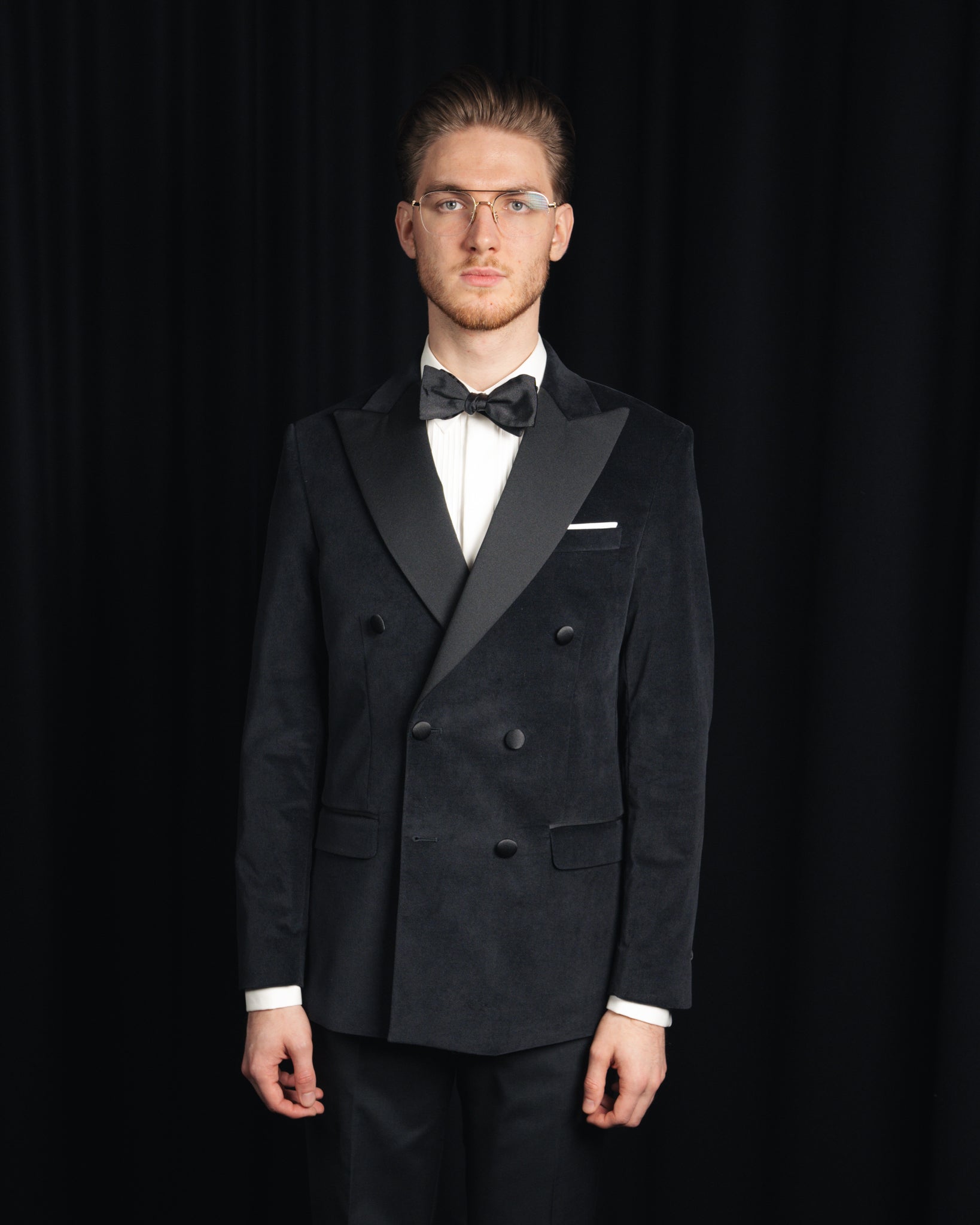 Donny - Velor - Off White - Double row