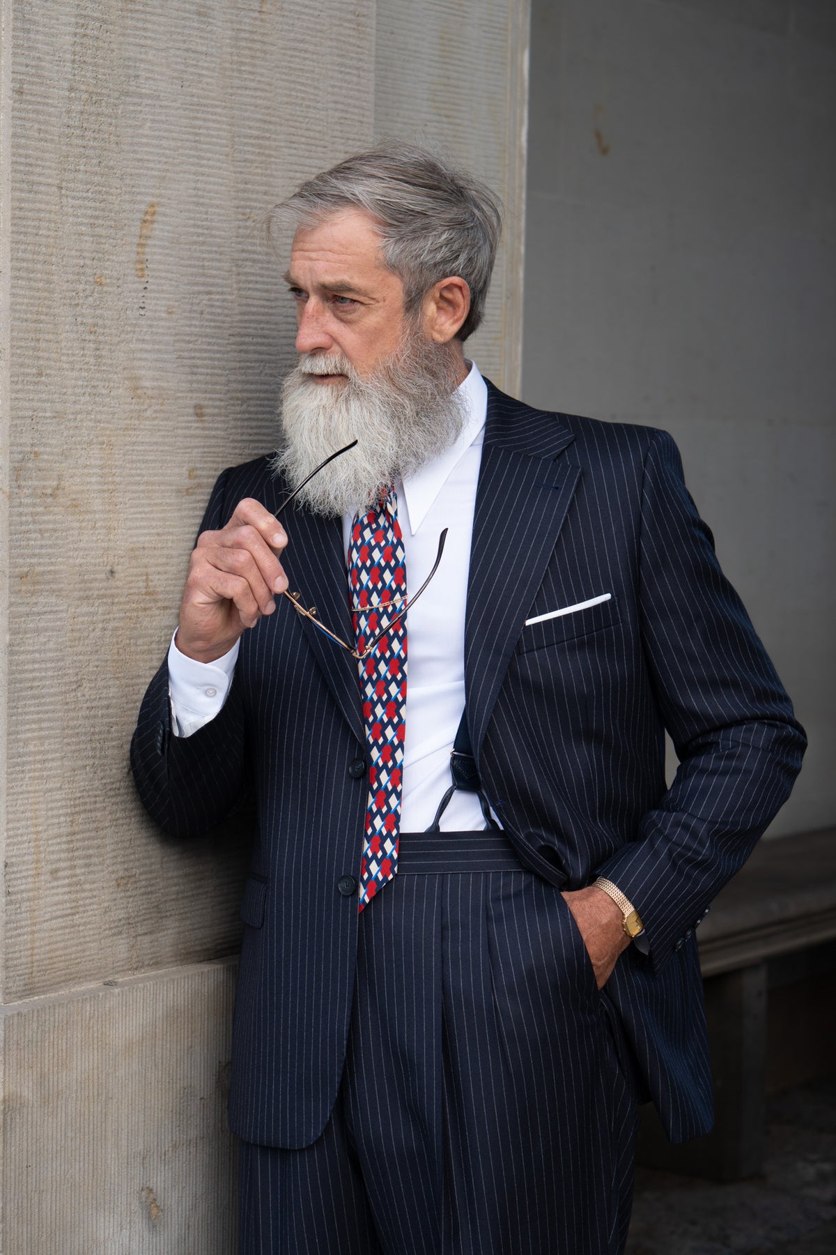 Josh - Uld - VBC - Navy Pinstripe Flannel
