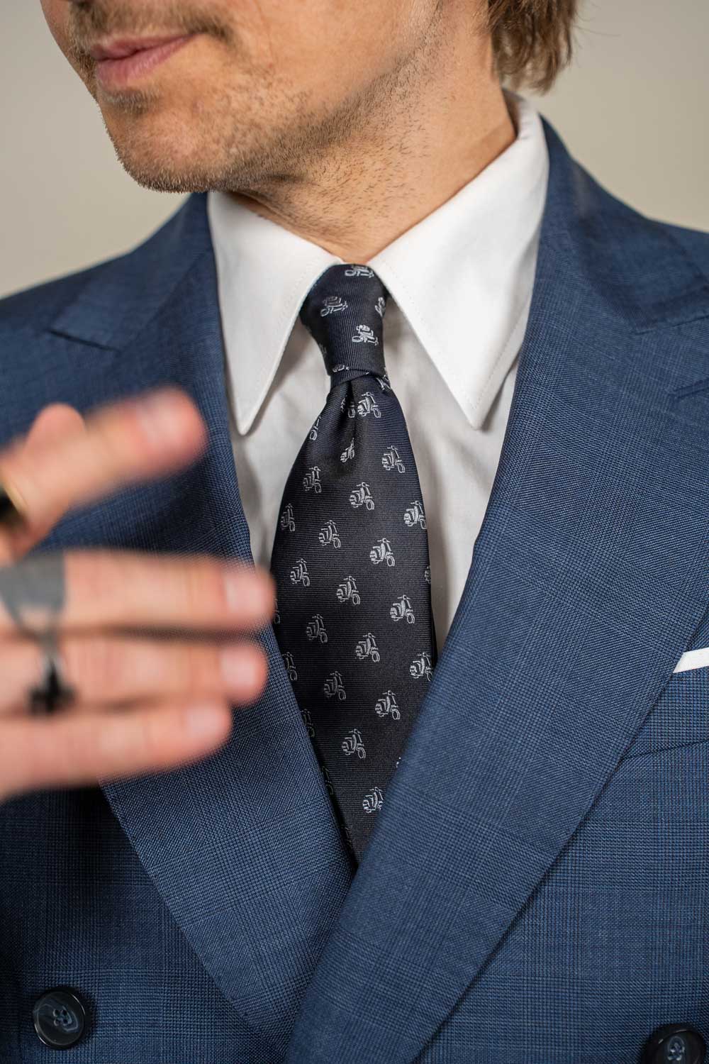 Donny - Wool - Marlane - Blue checkered