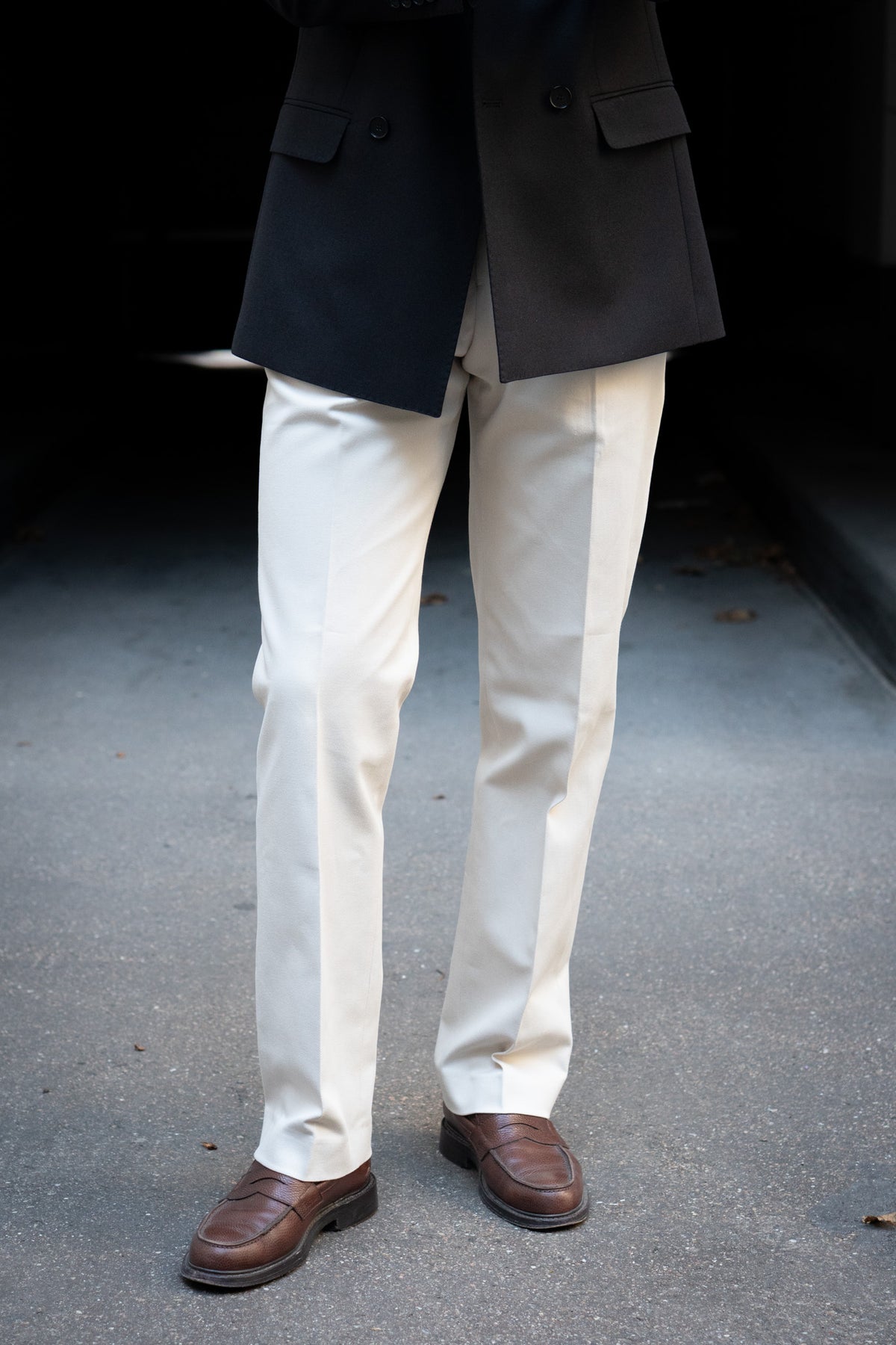 Jack - Bomuld - Twill - Sidogras - Creme