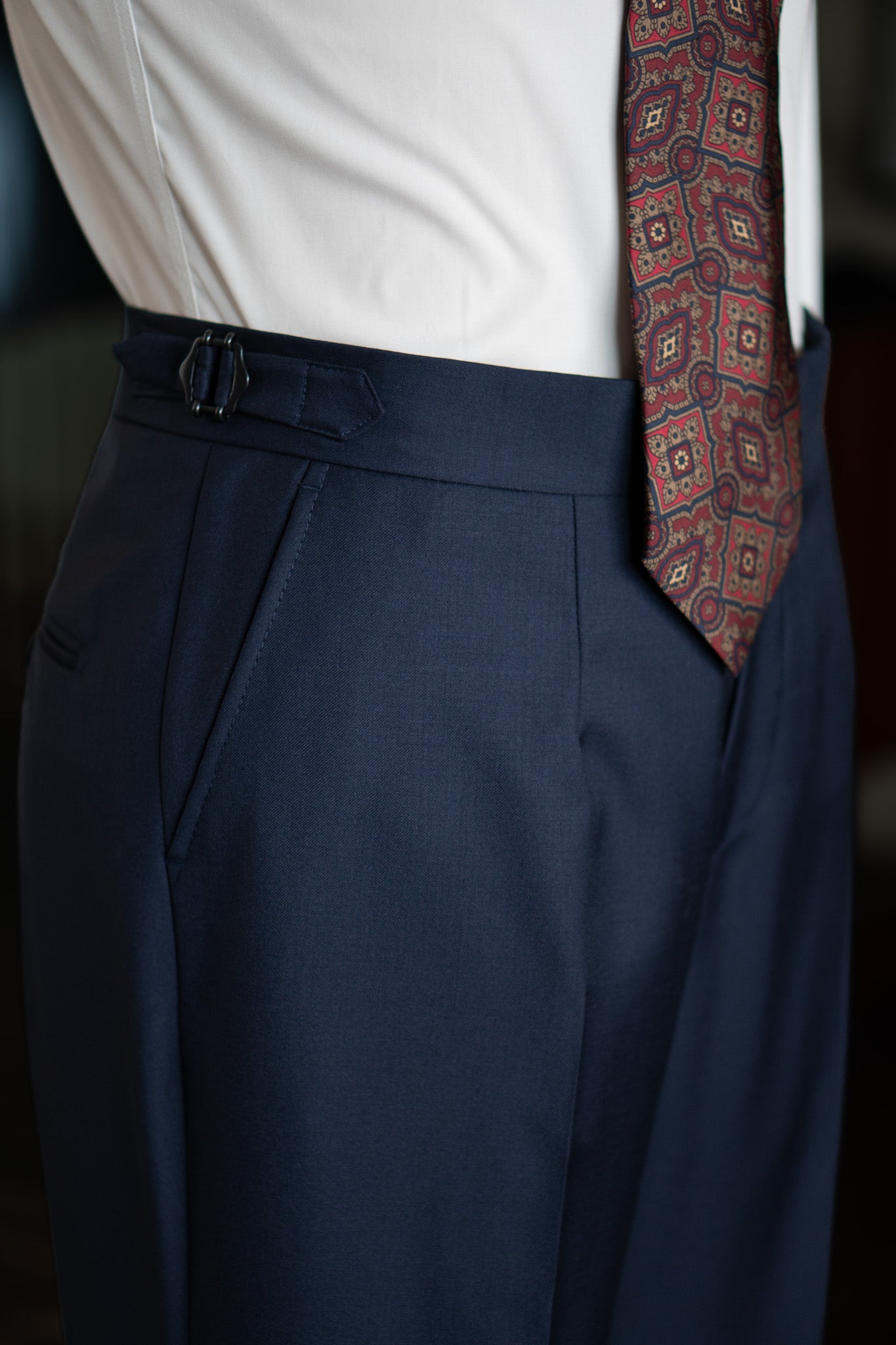 The Classic - Dobbeltradet - VBC - Navy Twill