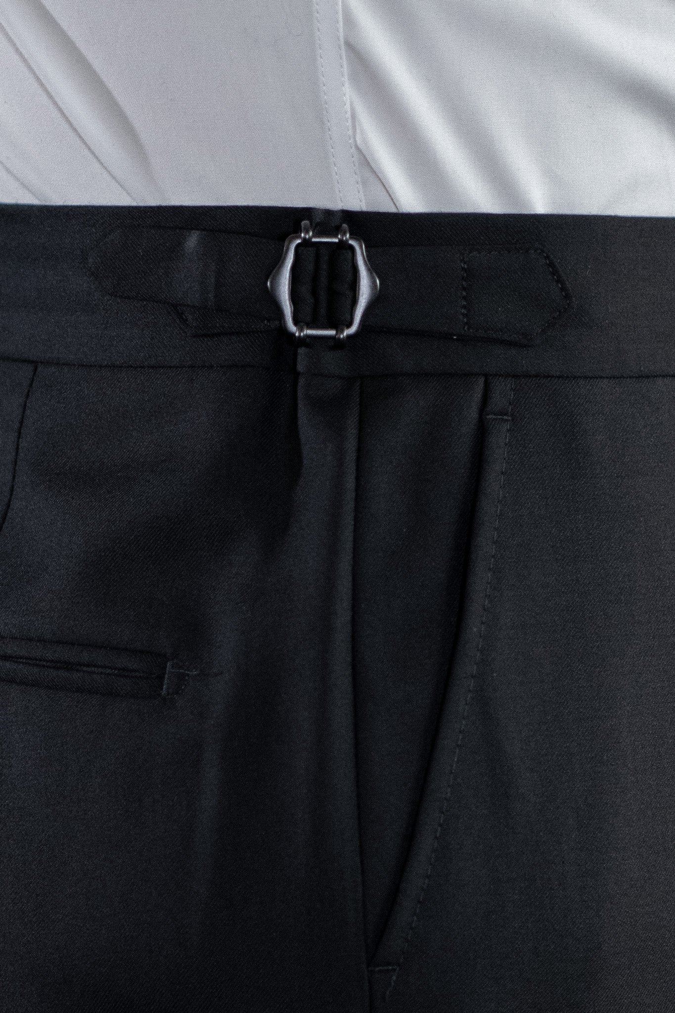 The Classic - Dobbeltradet - VBC - Sort Twill