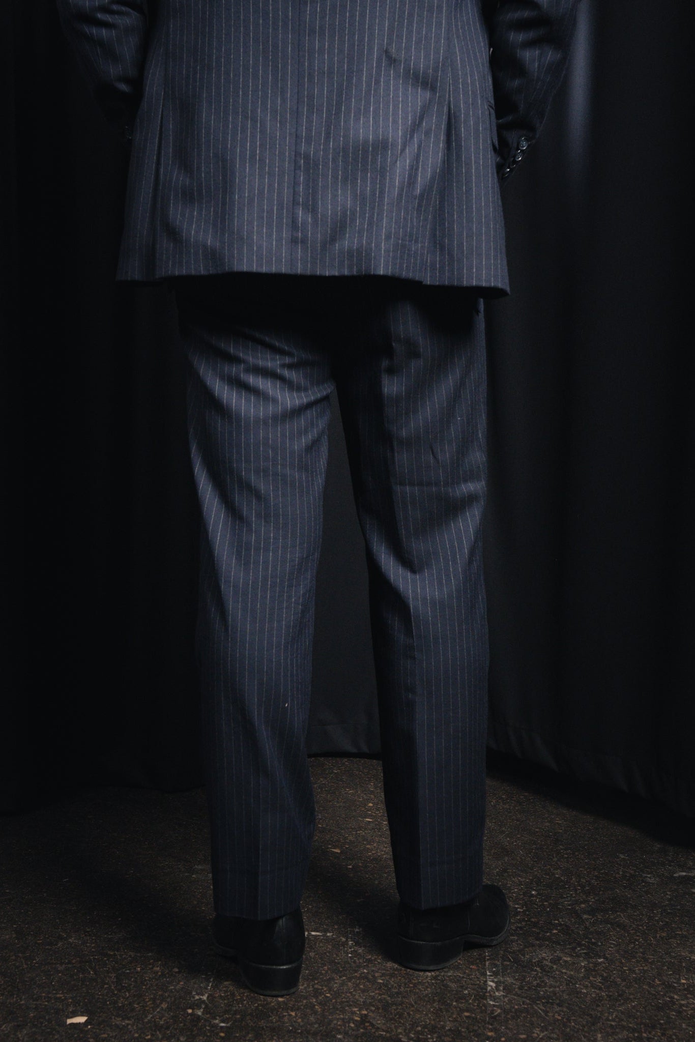 Jack - Uld - VBC - Navy Pinstripe Flannel