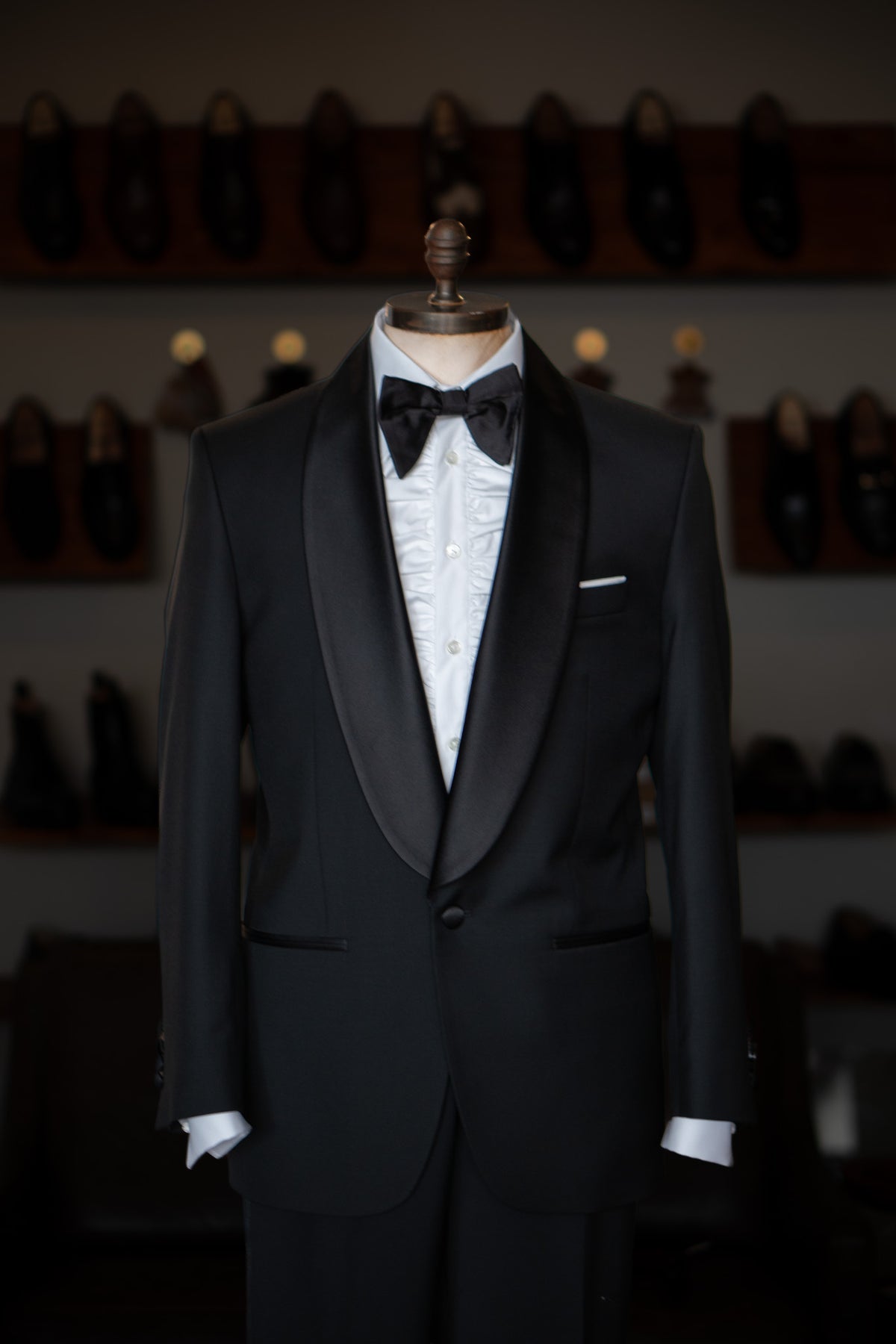 Andro - Tuxedo - Wool - Black
