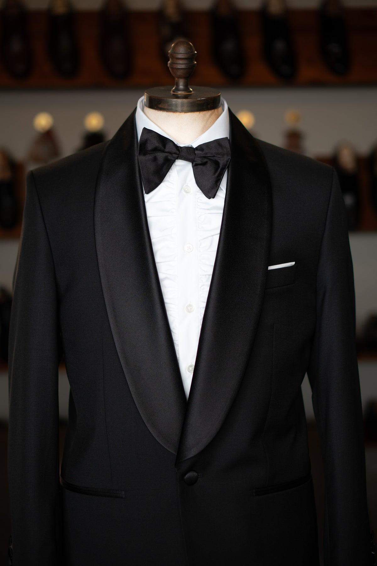 Andro - Tuxedo - Wool - Black