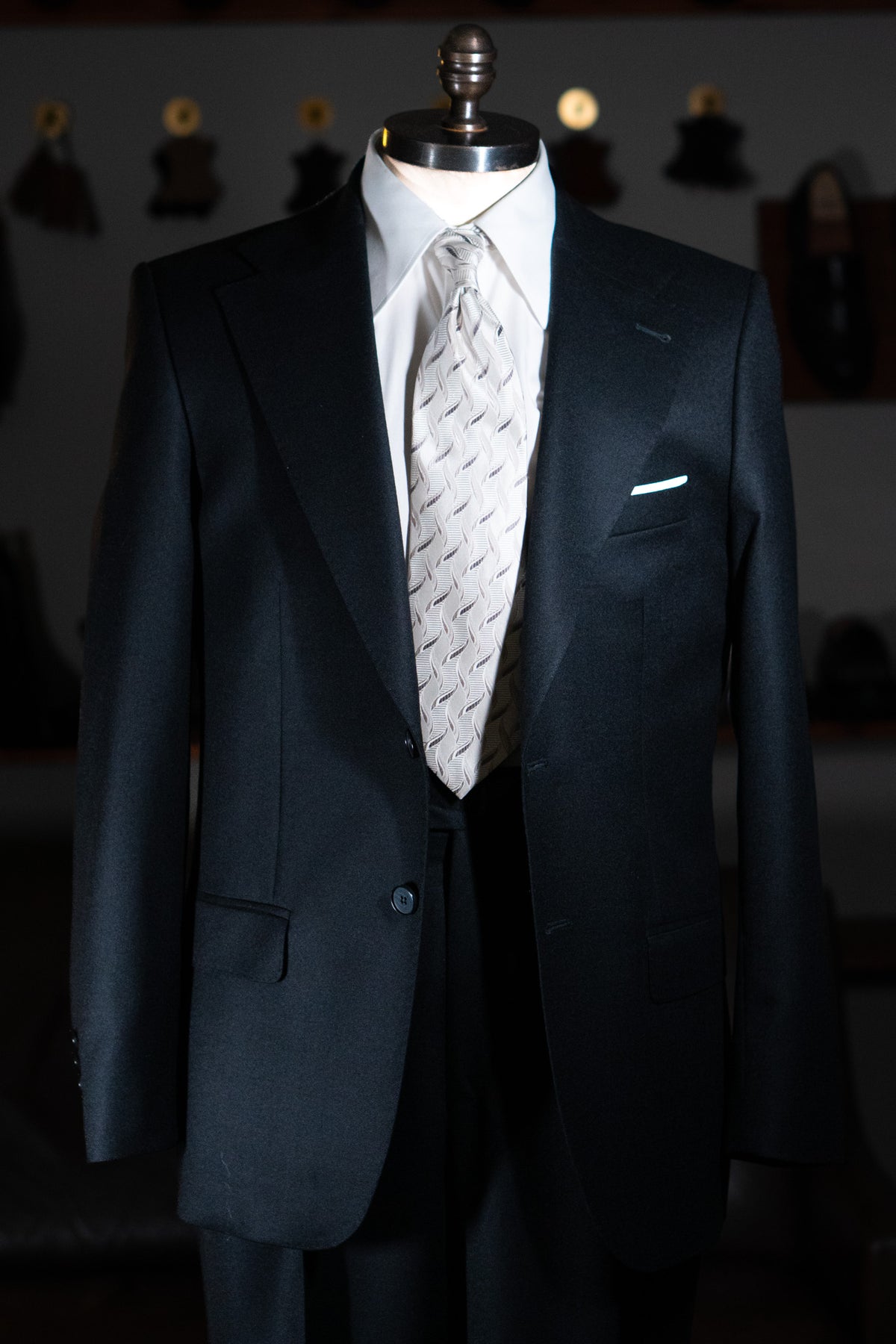 The Classic - Enkeltradet - Regular Fit - Flannel - Sort