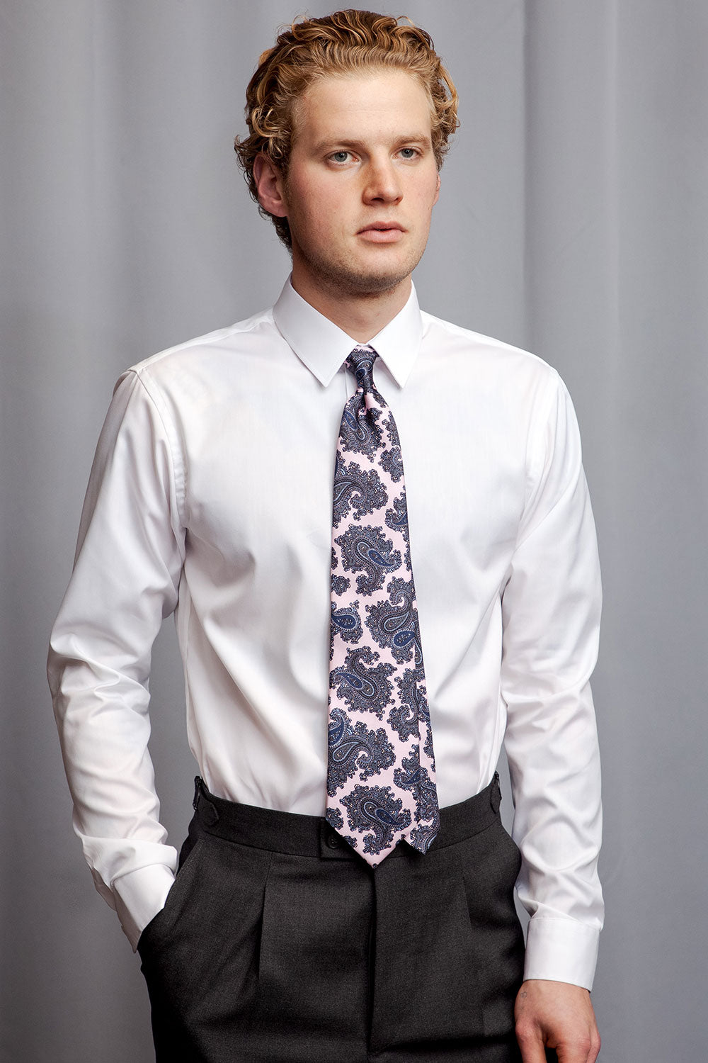 Antun - Poplin - Klassisk Krave - Hvid