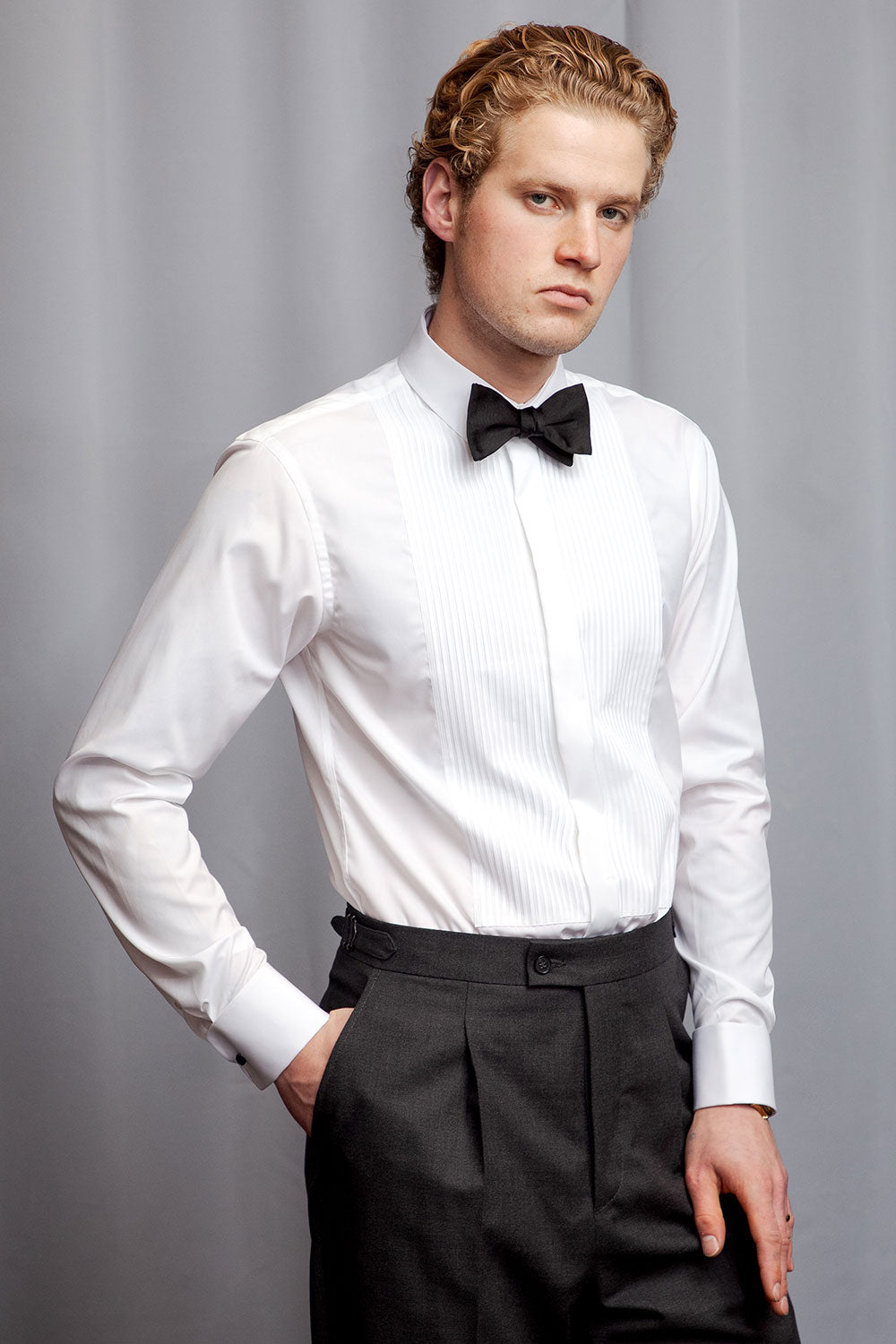 Ante - Poplin - Cutaway collar - French Cuff - Tuxedo
