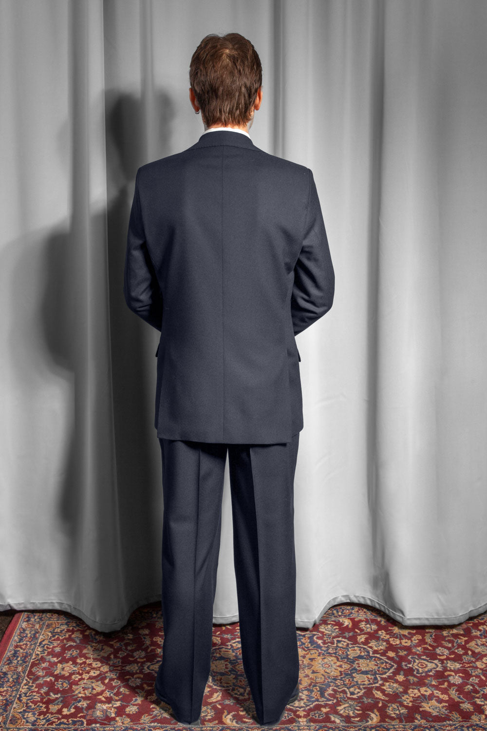 Jakkesæt – Enkeltradet - 4ply Uld - Rogna - Navy