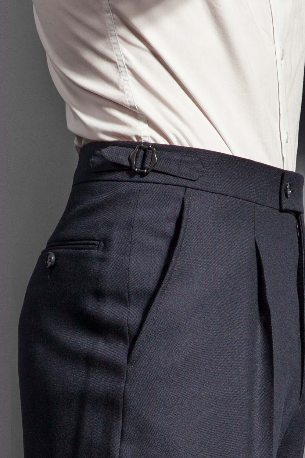 Jakkesæt – Enkeltradet - 4ply Uld - Rogna - Navy