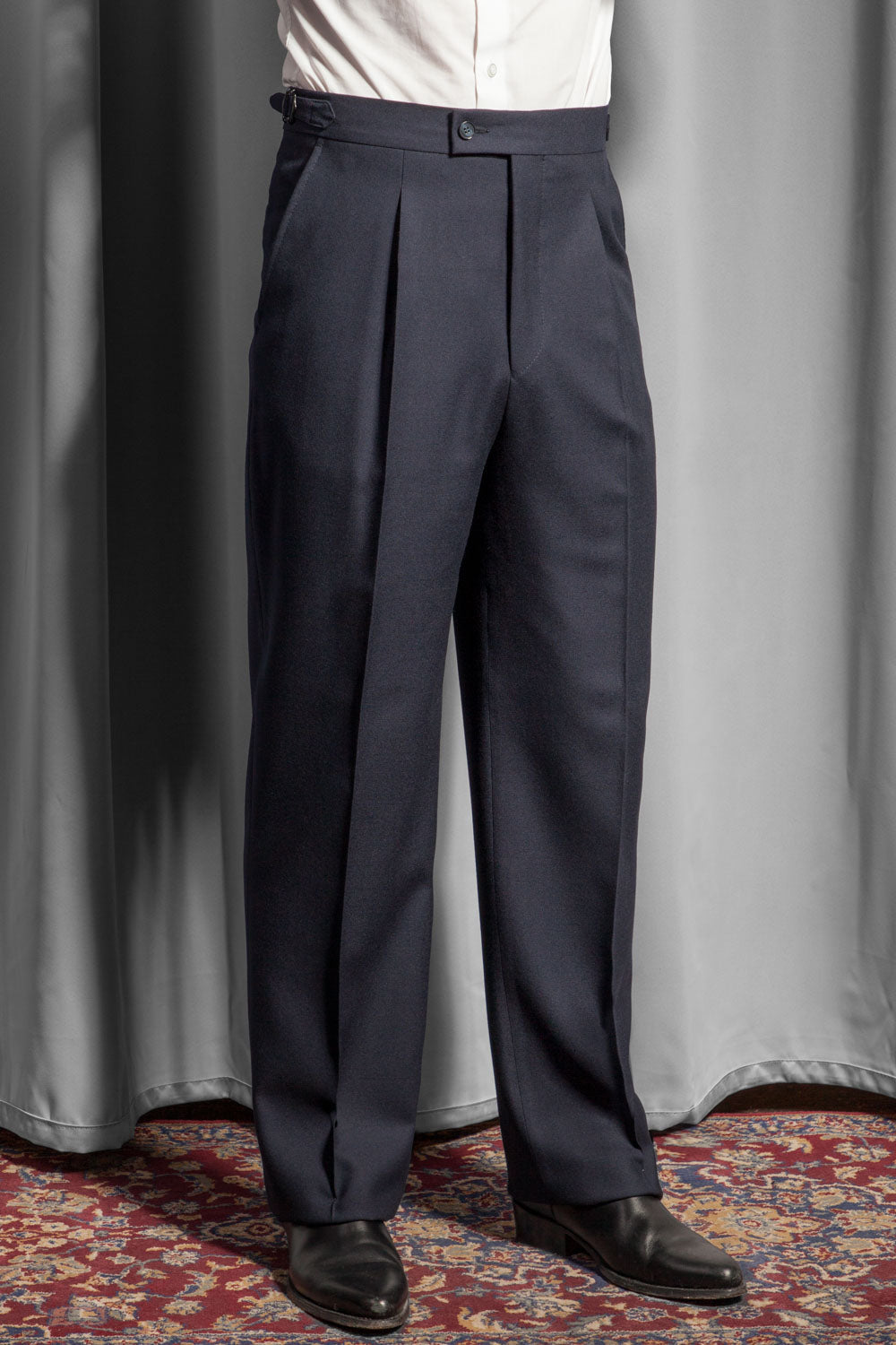 Jakkesæt – Enkeltradet - 4ply Uld - Rogna - Navy