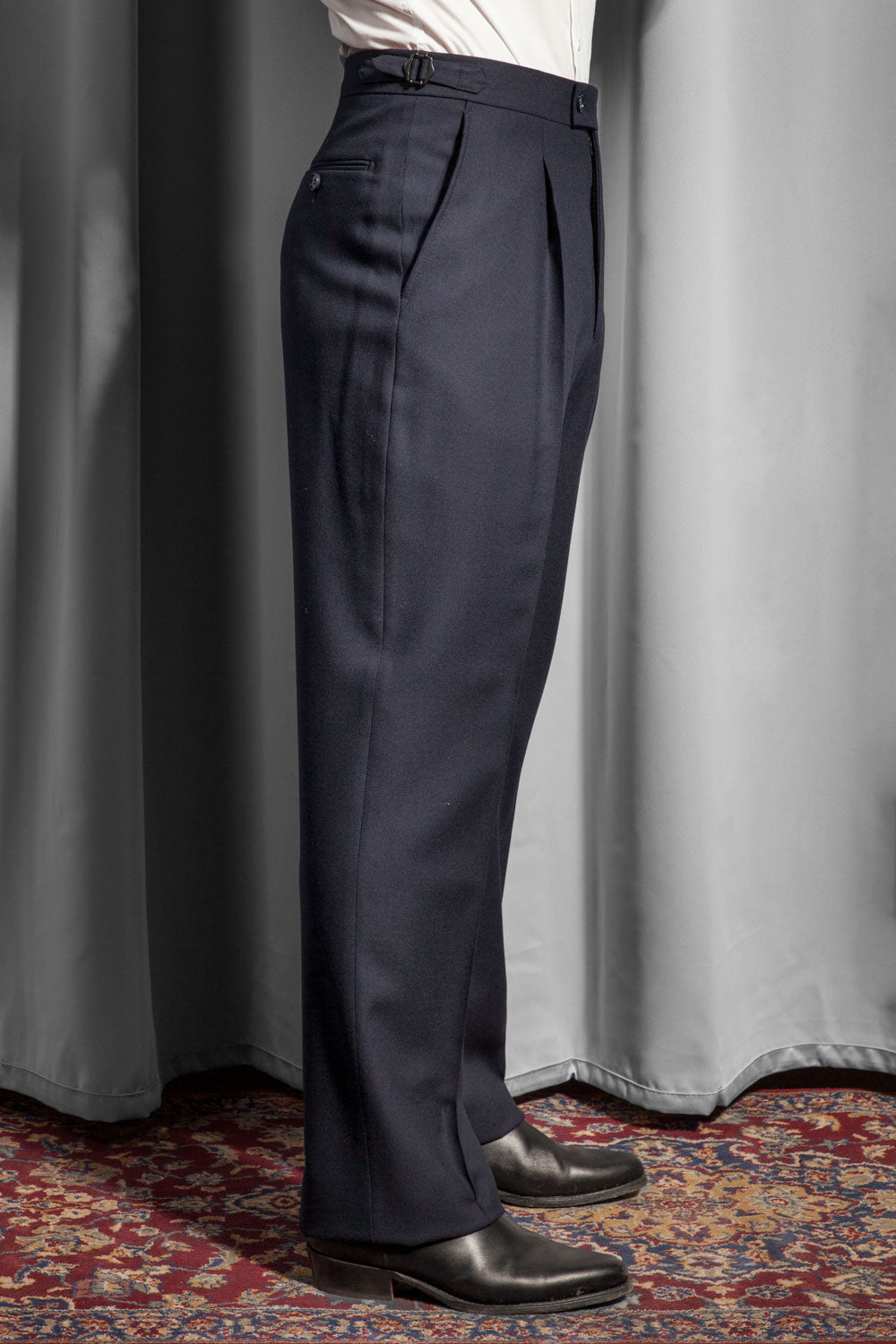 Jakkesæt – Enkeltradet - 4ply Uld - Rogna - Navy