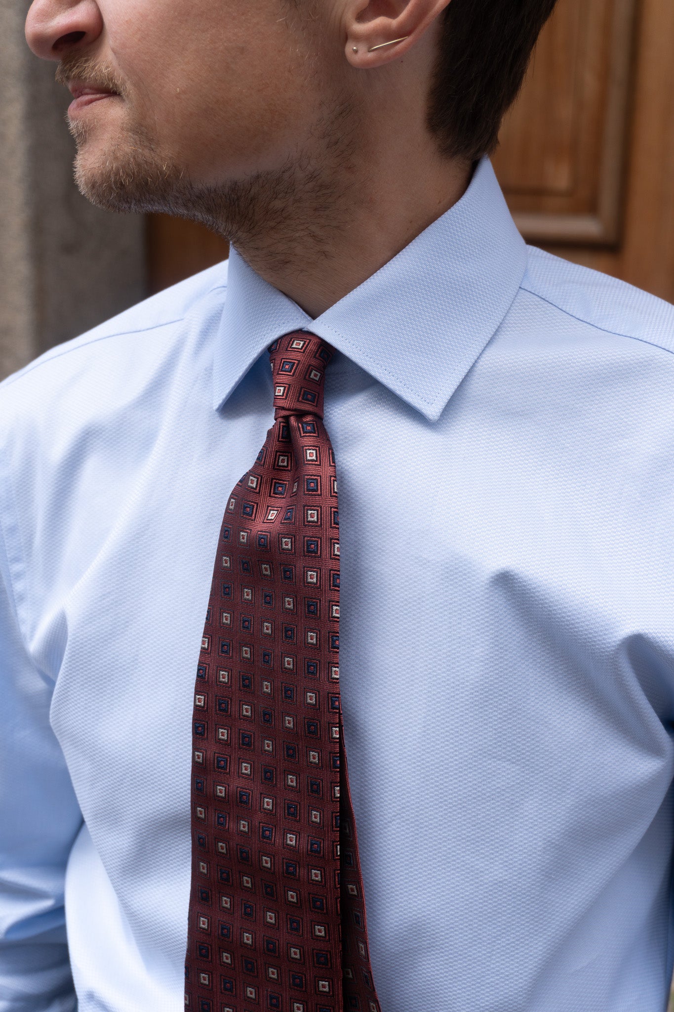 Ante - Cutaway Krave - Lyseblå Struktur