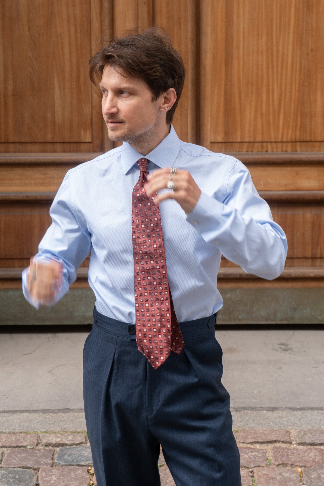 Ante - Cutaway Krave - Lyseblå Struktur