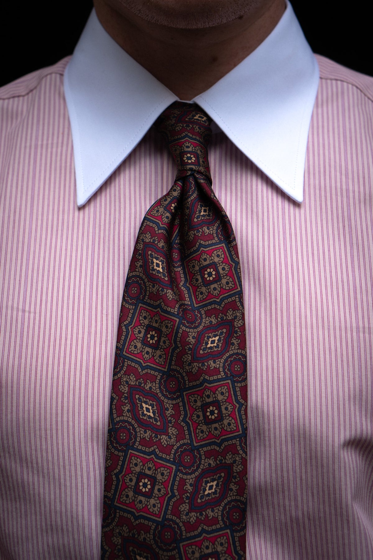 Ante - Poplin - Two Tone - MOD Krave - Rosa-strib