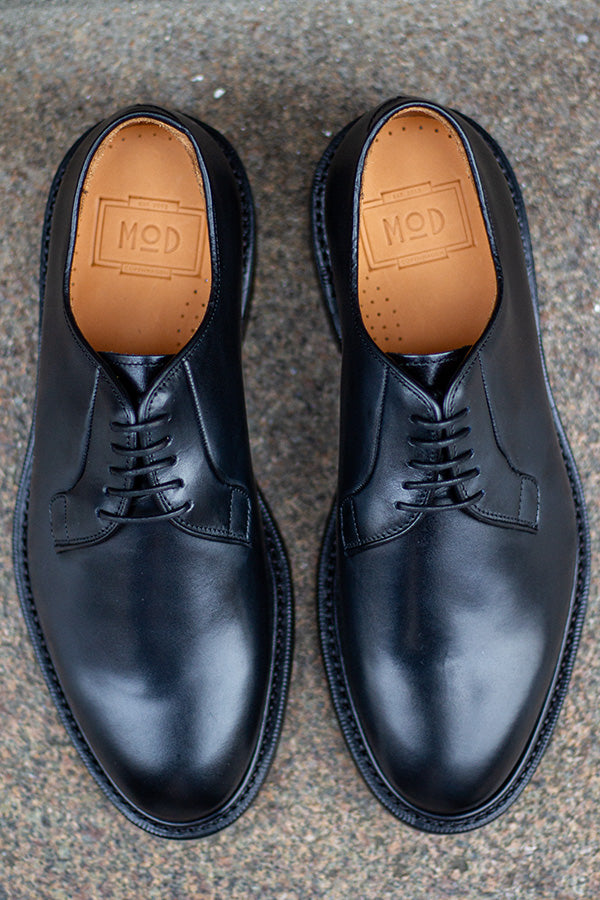 Derby - The Blucher - Læder - Sort