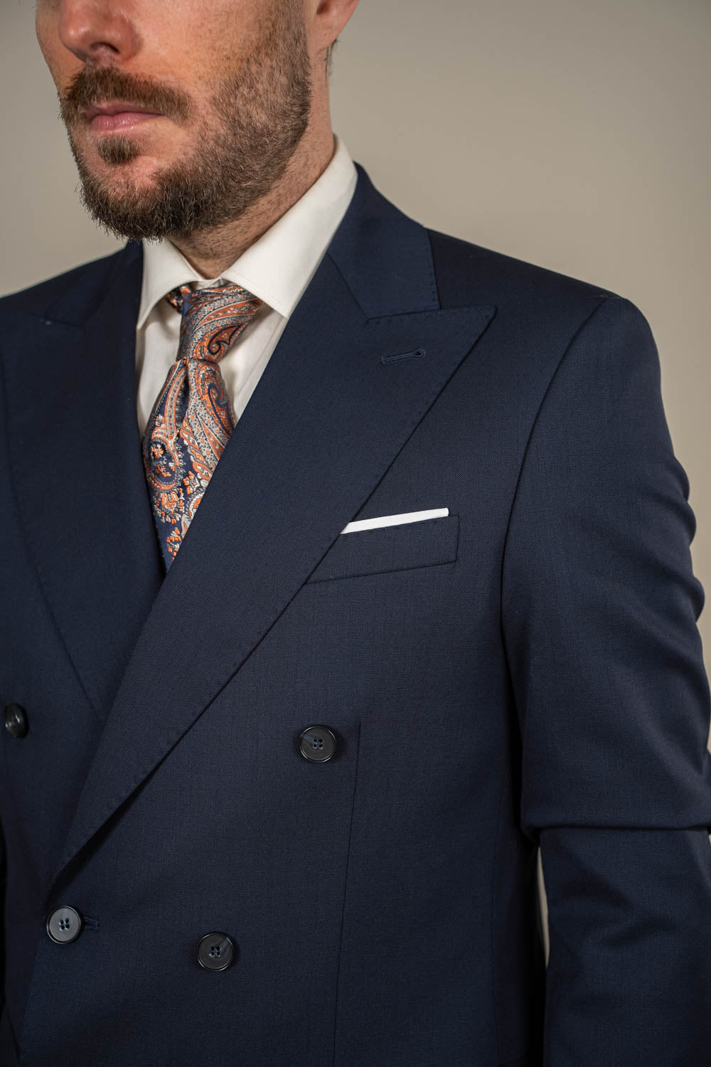 Suit – Single Breasted - Wool - Marlane - Navy