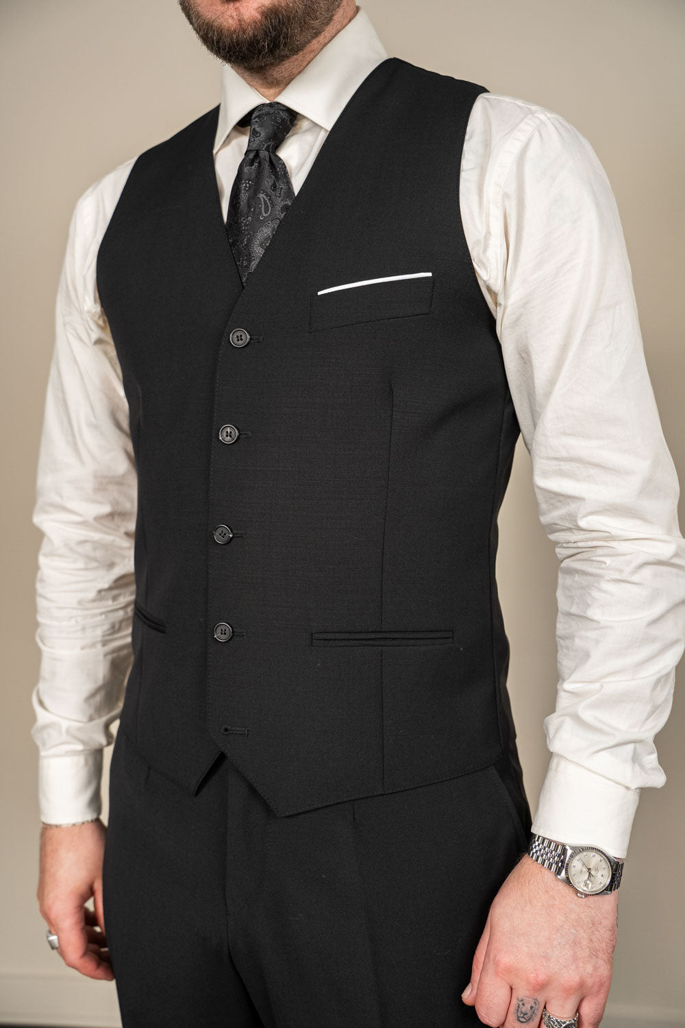 Billy - Uld - VBC - Sort Flannel