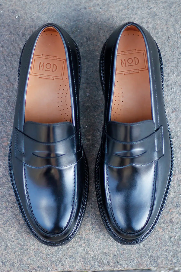 Loafer - The Penny - Læder - Sort