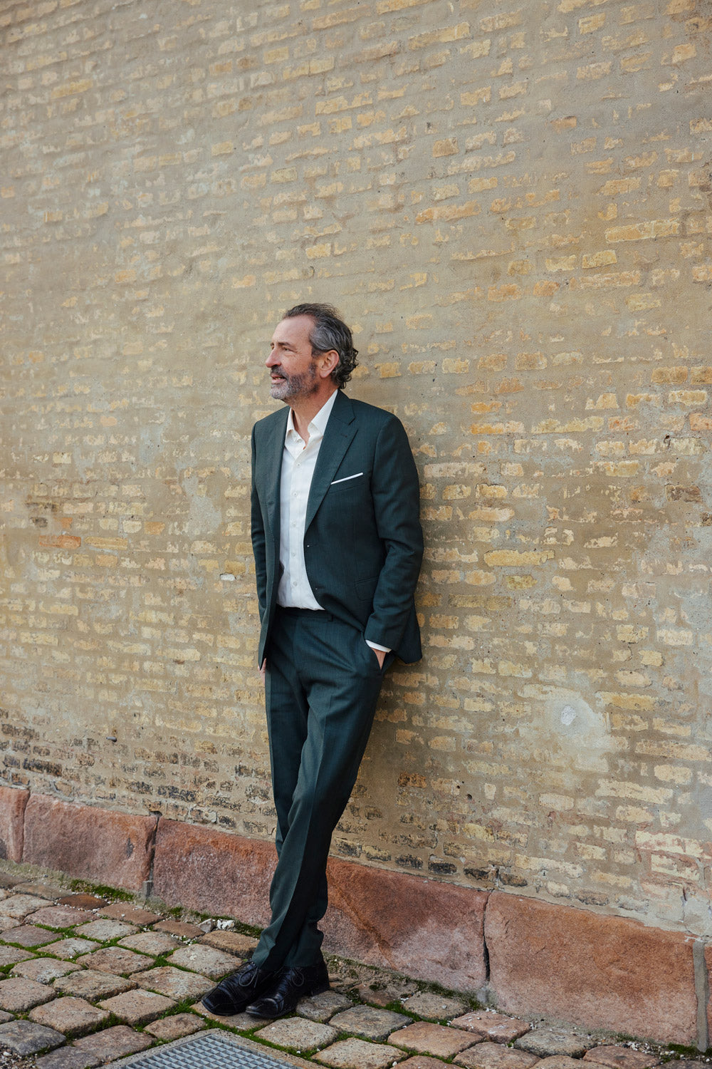 modcph jakkesæt collabs grau racing green