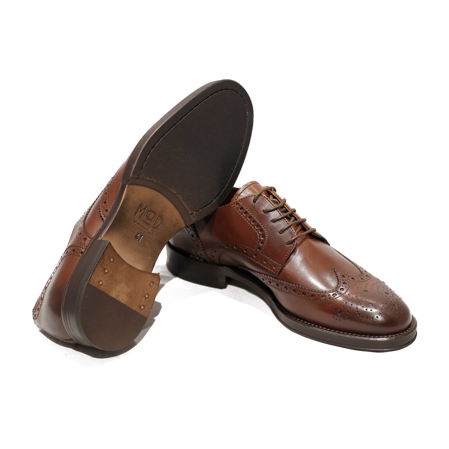 The Brogue - Læder - Brun - Brad