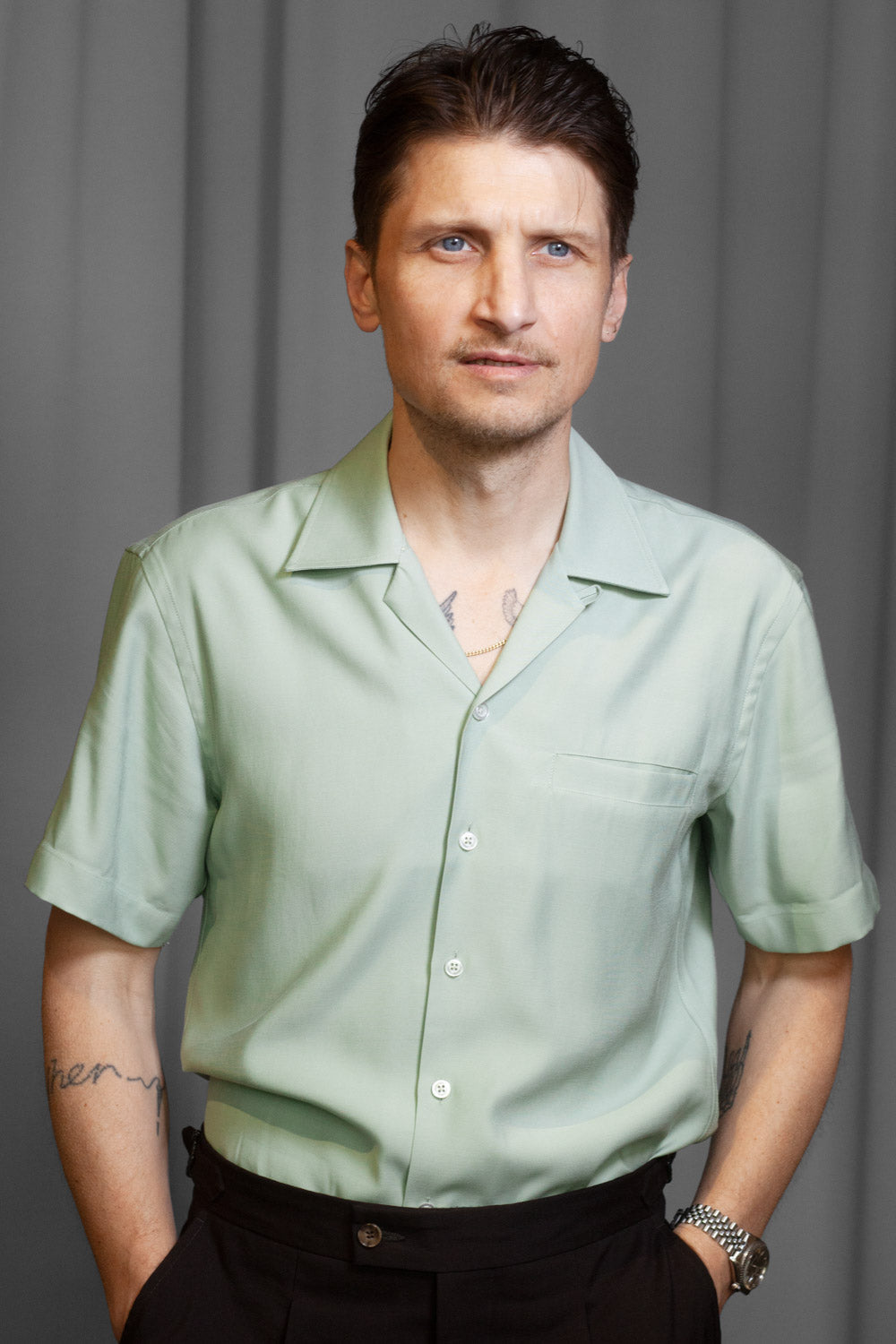 Ante - Rayon - Short Sleeve - Mint