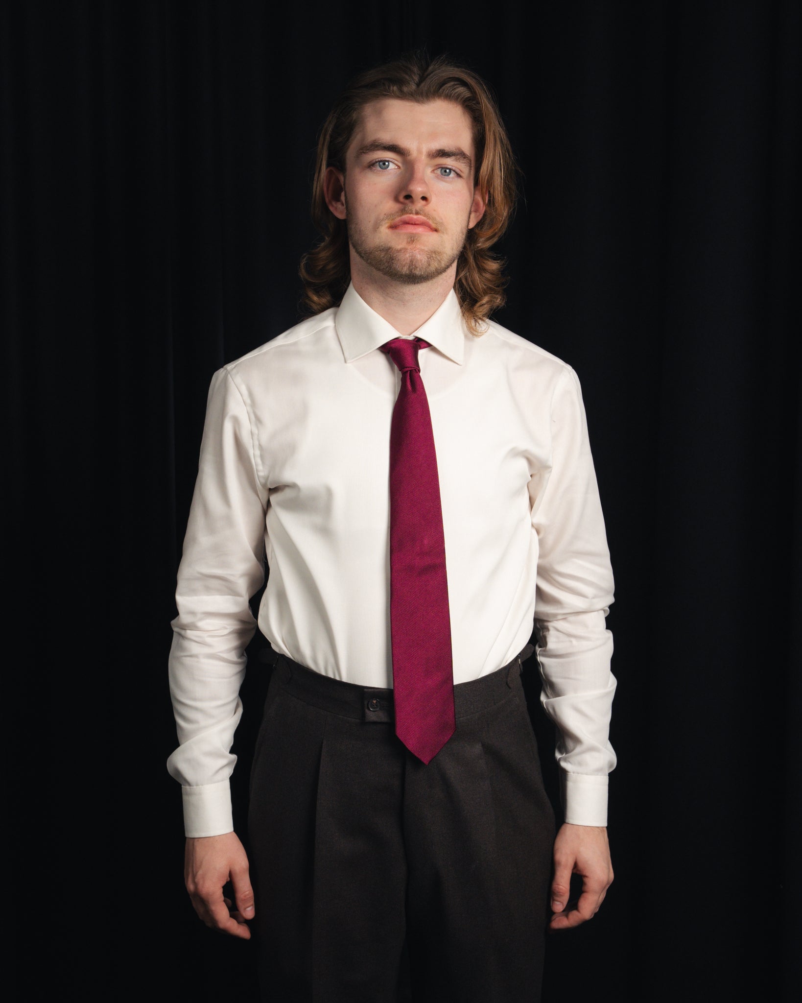 Ante - Poplin - Cutaway krave - Creme