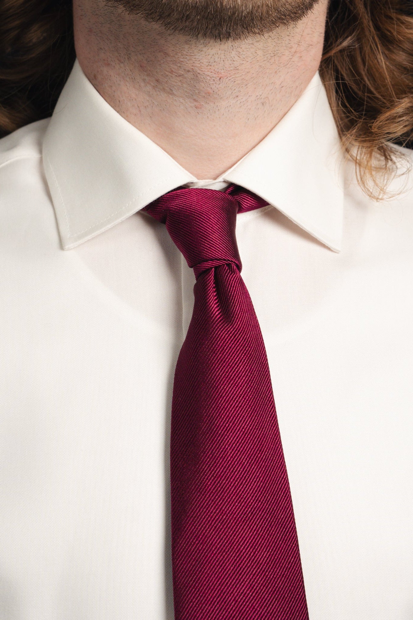 Ante - Poplin - Cutaway krave - Creme
