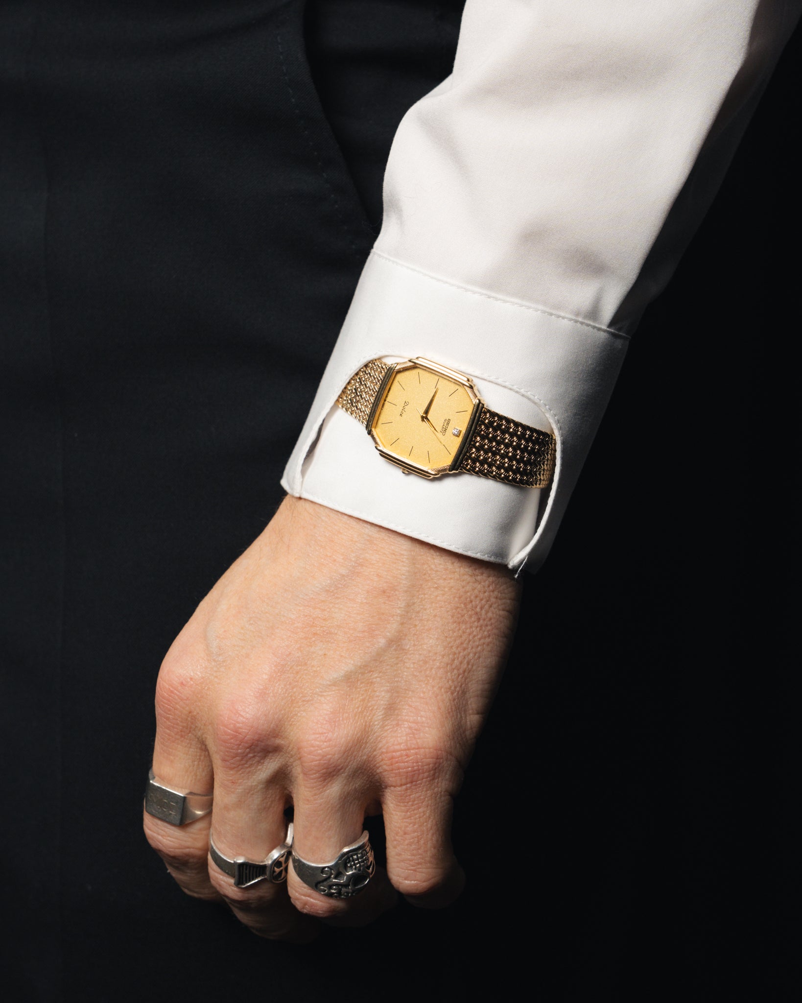 Ante - Poplin - Cutaway Krave - Hvid - Watch Cuff