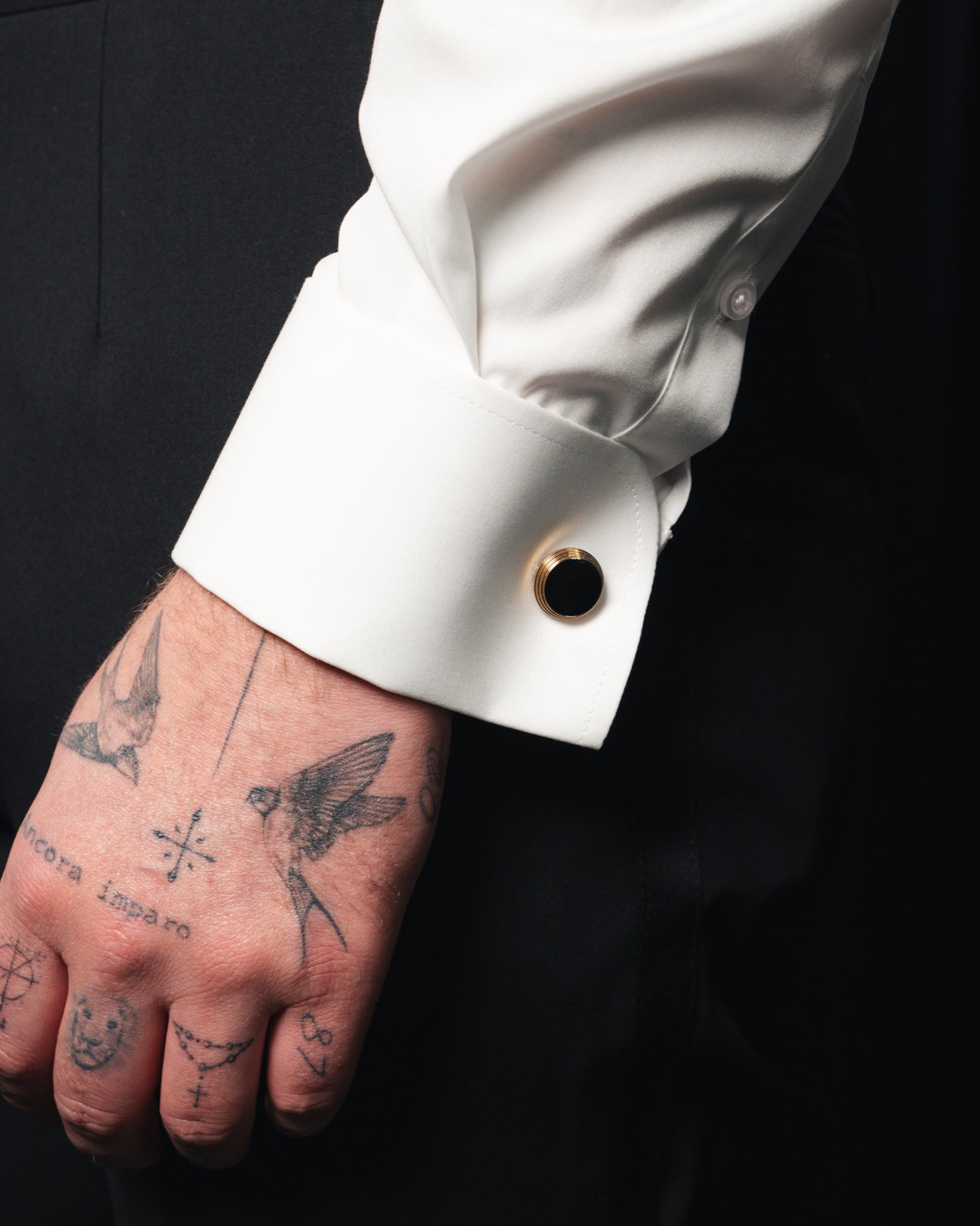 Ante - Poplin - Cutaway krave - French Cuff - Smoking