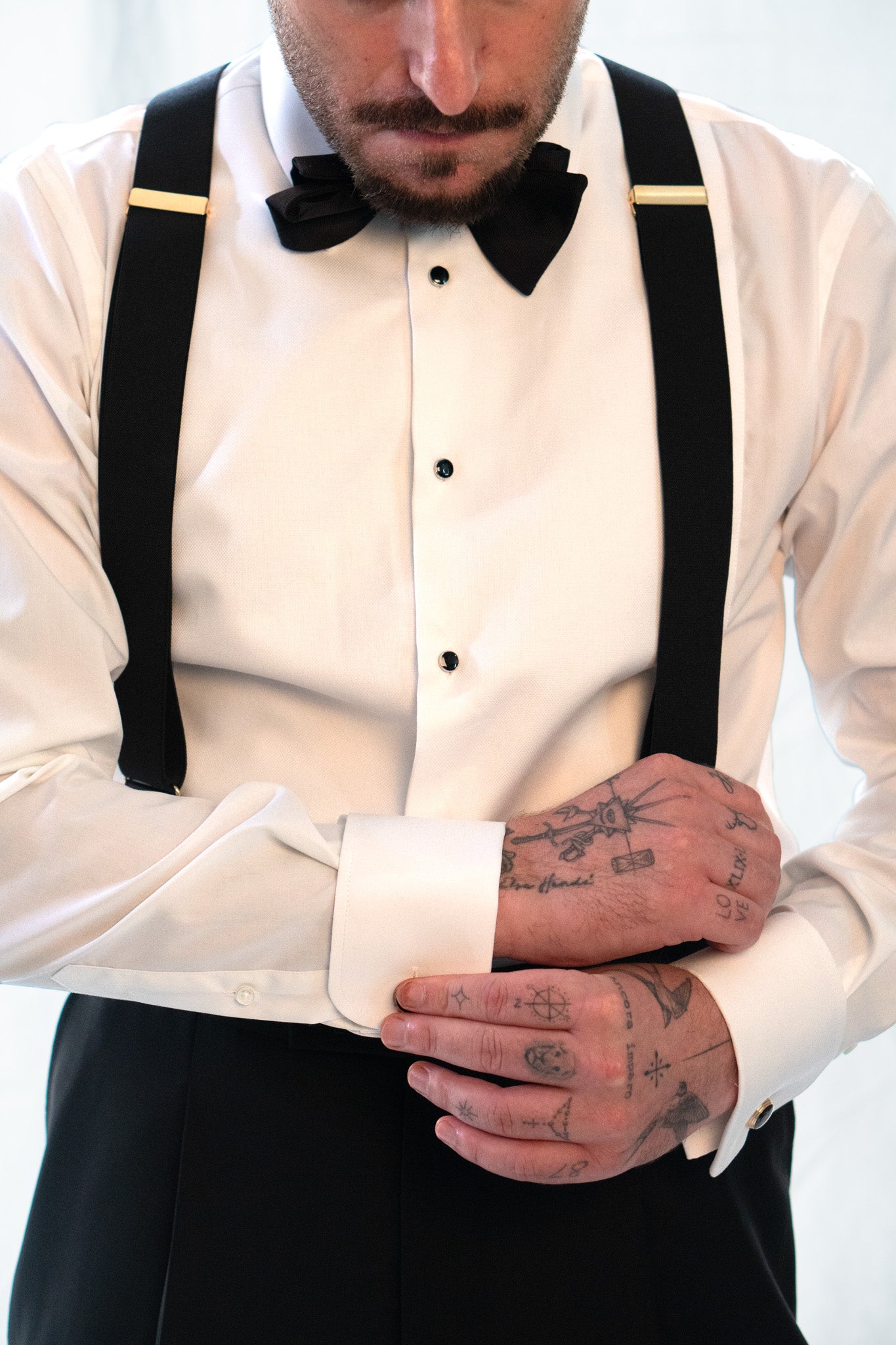 Ante - Poplin - Cutaway collar - French Cuff - Tuxedo