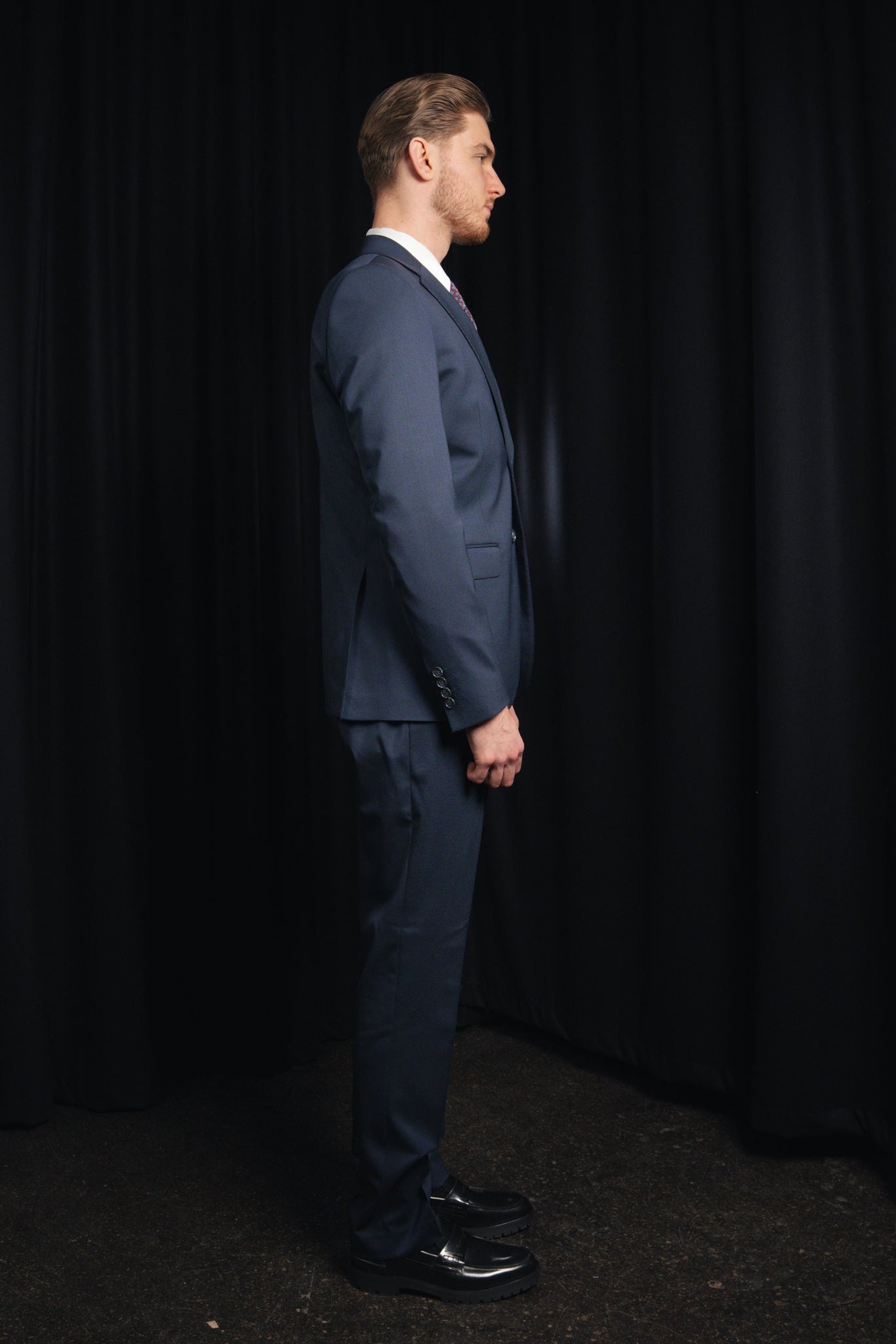 Suit – Single Breasted - Wool - Marlane - Navy