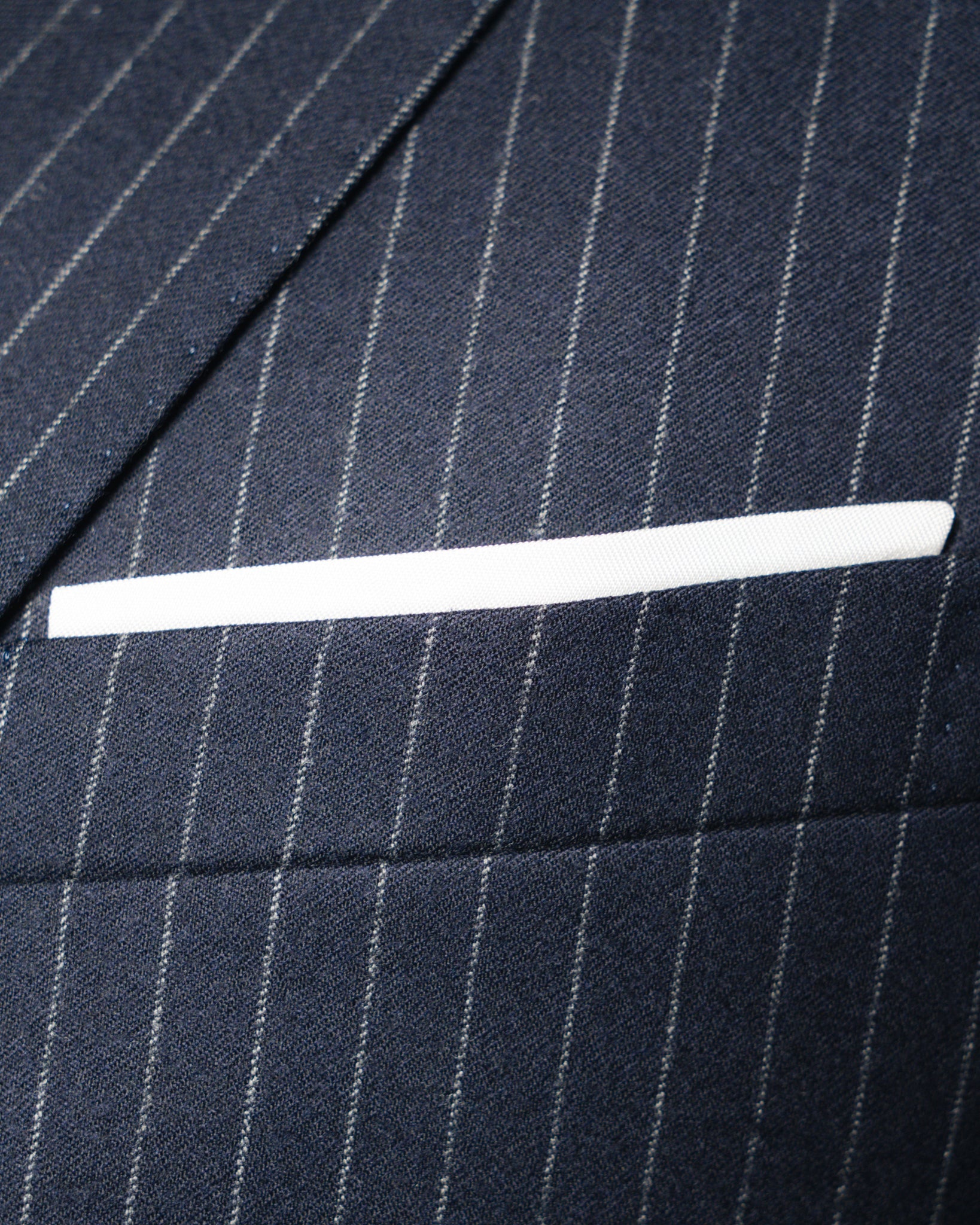 Bob - Uld - VBC - Navy Pinstripe Flannel