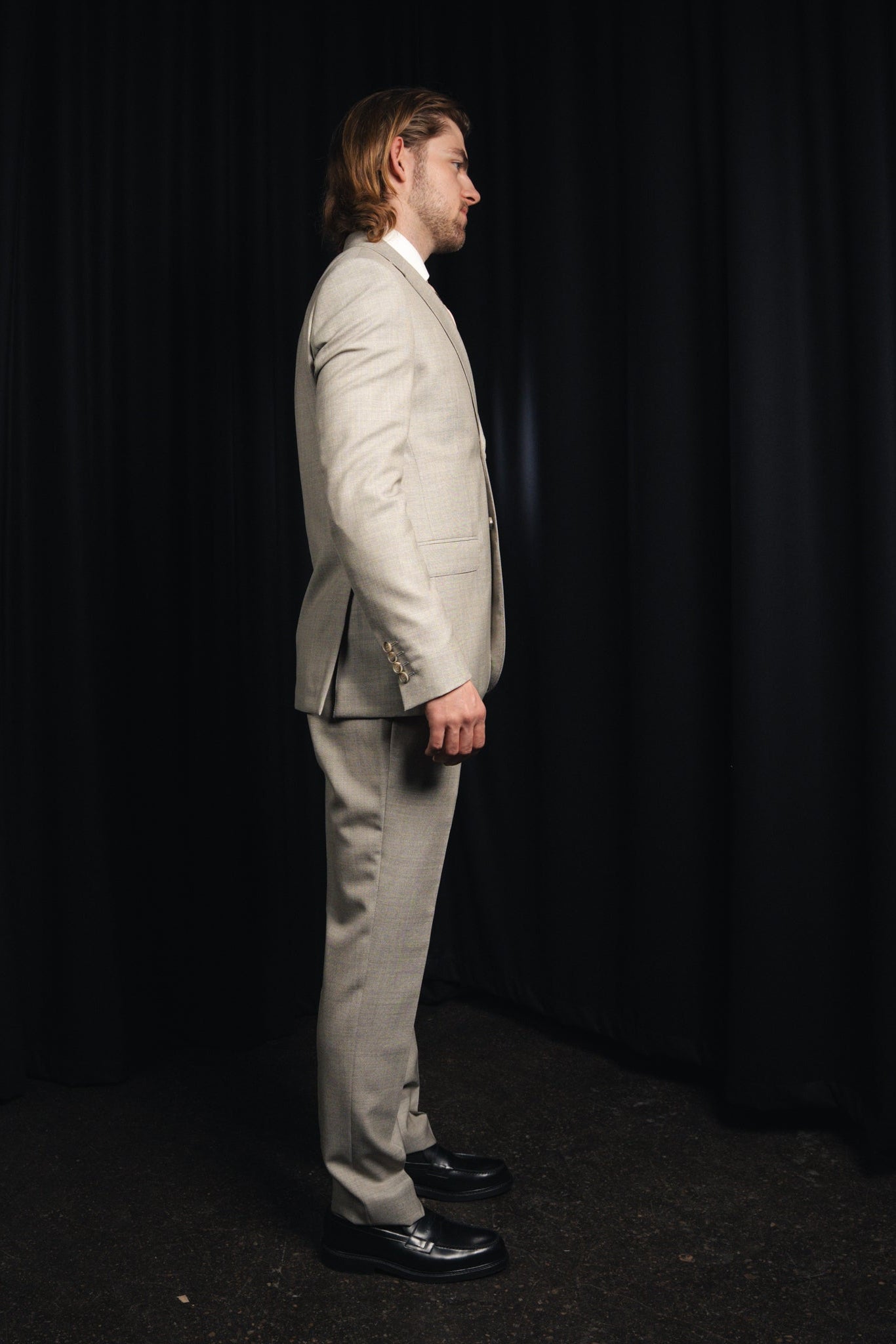 Suit – Single Breasted - Wool - VBC - Sand Melange