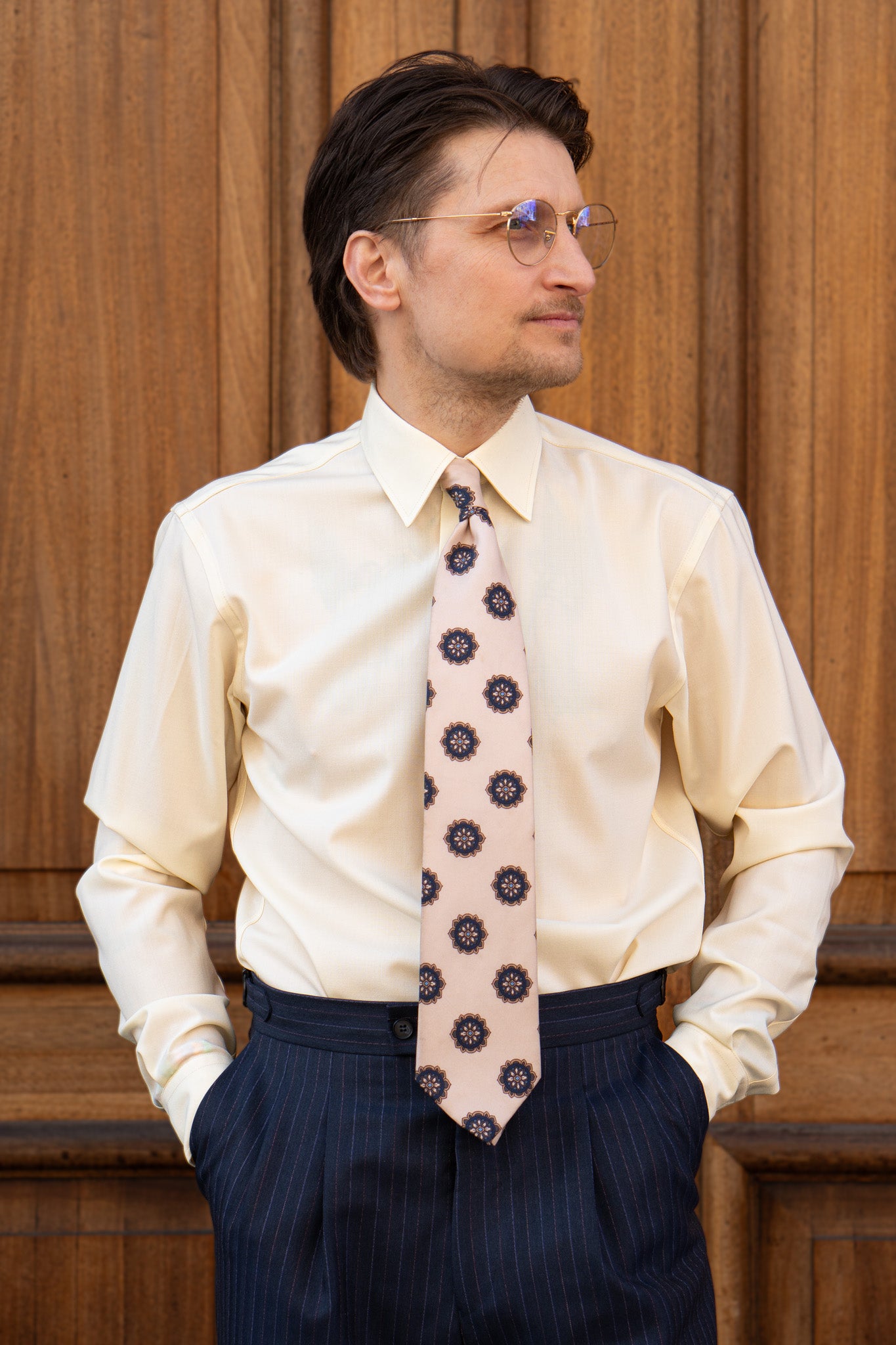 Antun - Poplin - MOD Collar - White