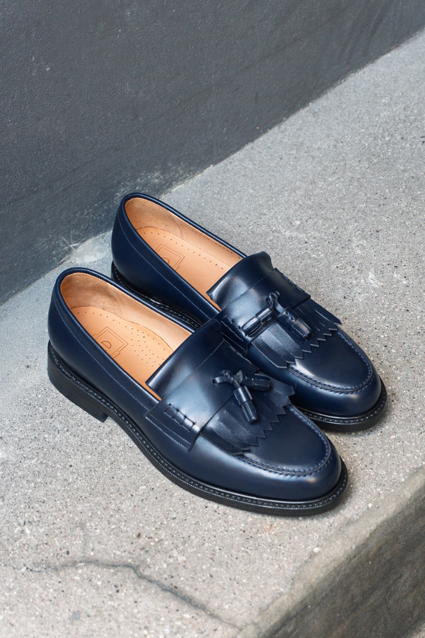 Tassel-loafer (blå) - Sample