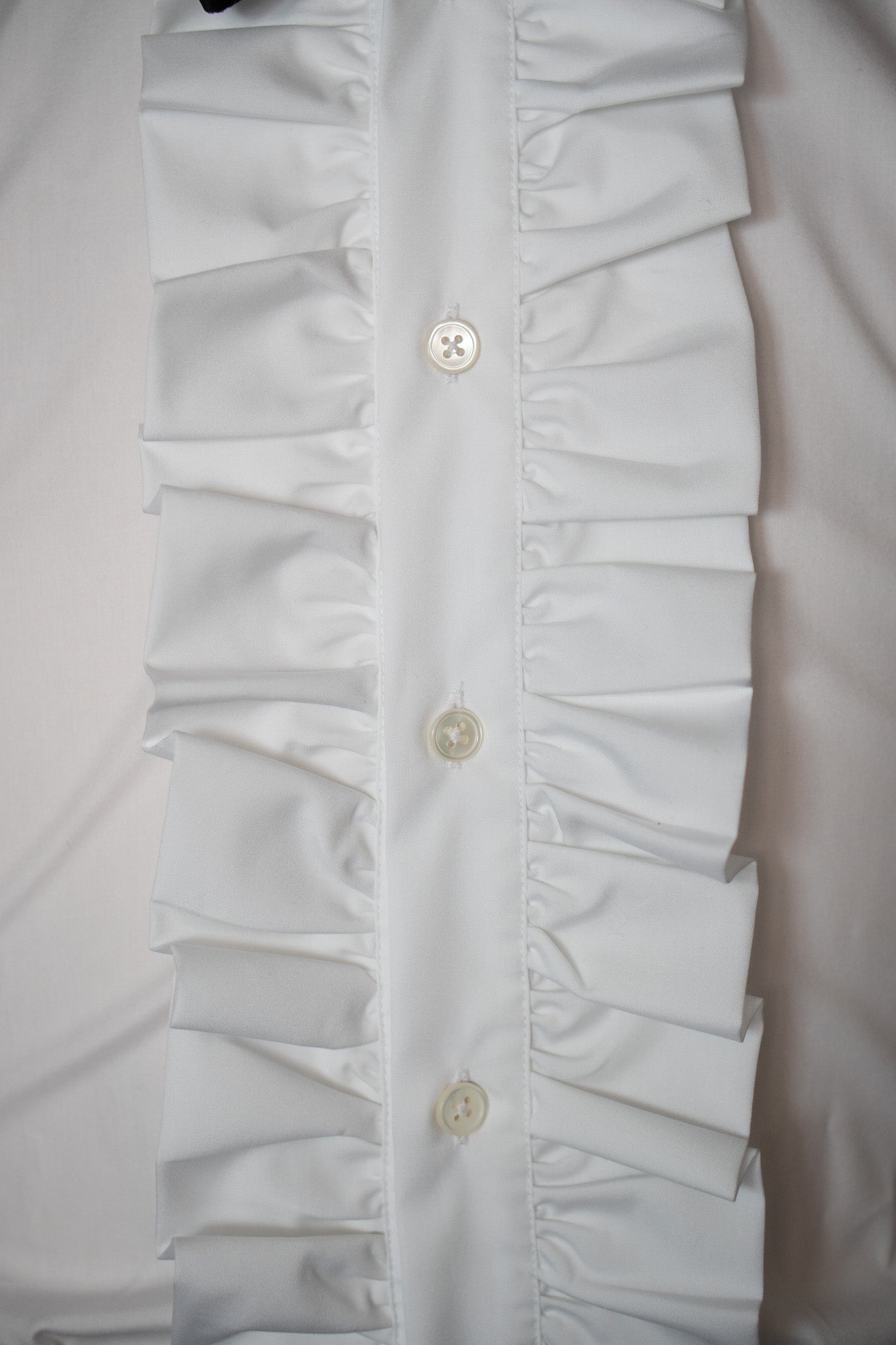 Ante - Poplin - MOD Krave - French Cuff - Ruffel Front - Smoking