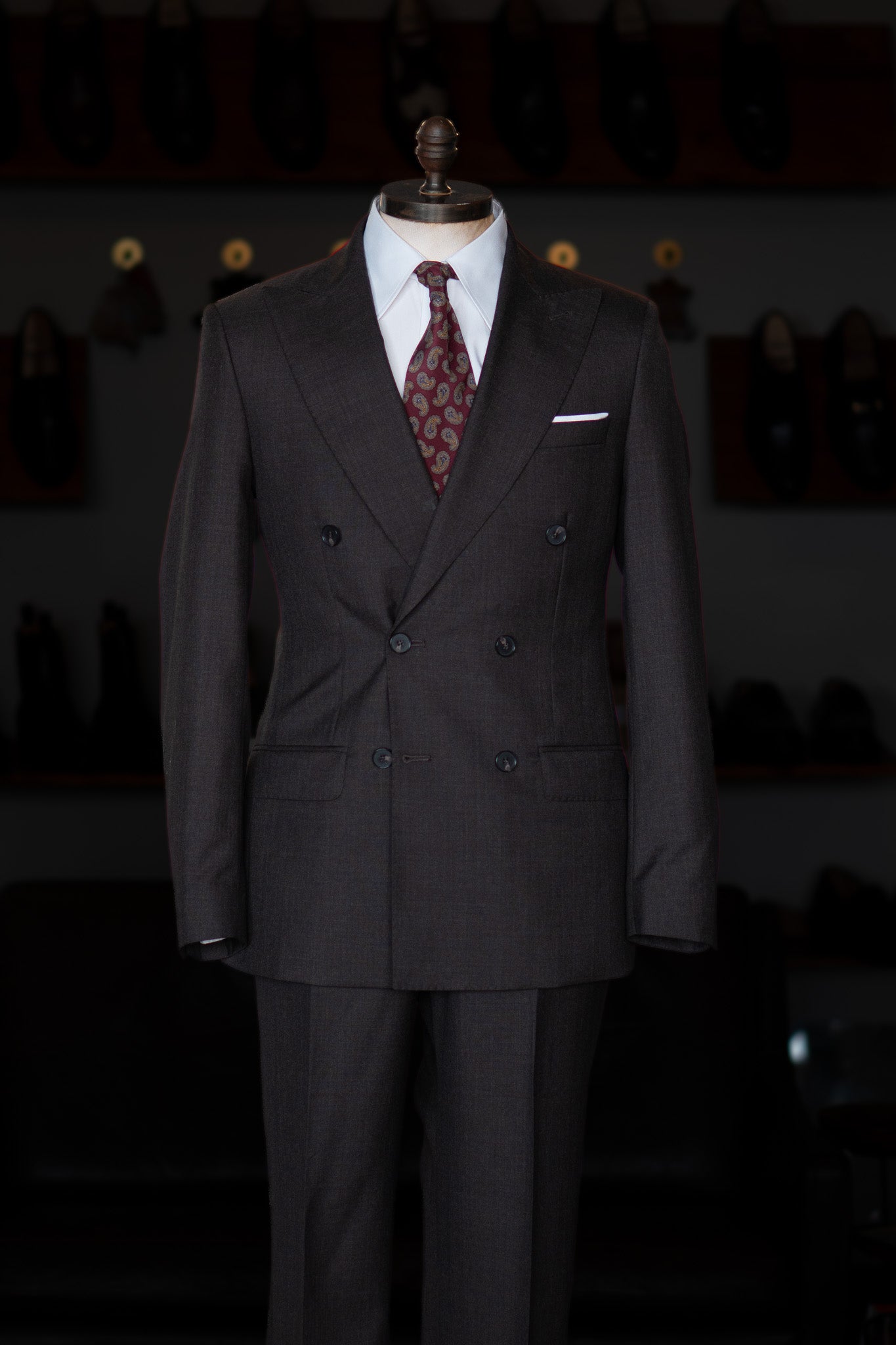 Suit – Double Breasted - Tropical – VBC - Brown 